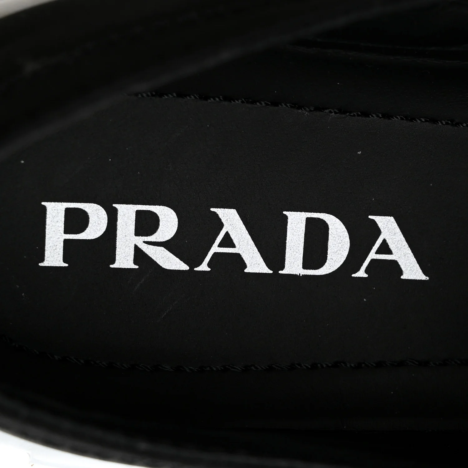 Re-Nylon Gabardine Triangle Logo Double Wheel 50mm Sneakers 38 Black - Image 8