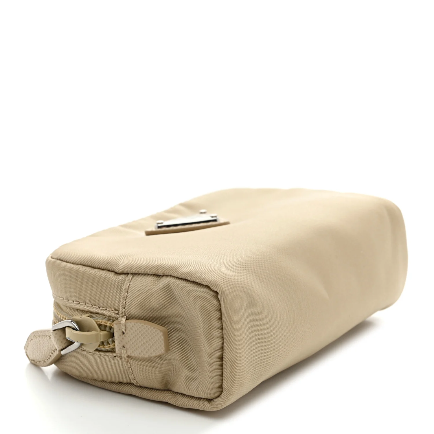 Re-Nylon Micro Pouch  Desert Beige - Image 4