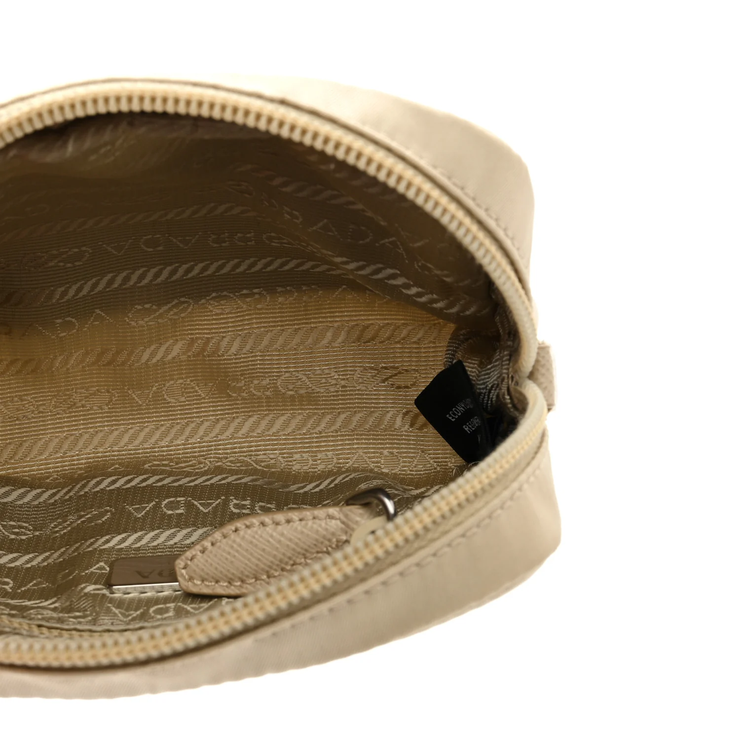 Re-Nylon Micro Pouch  Desert Beige - Image 5