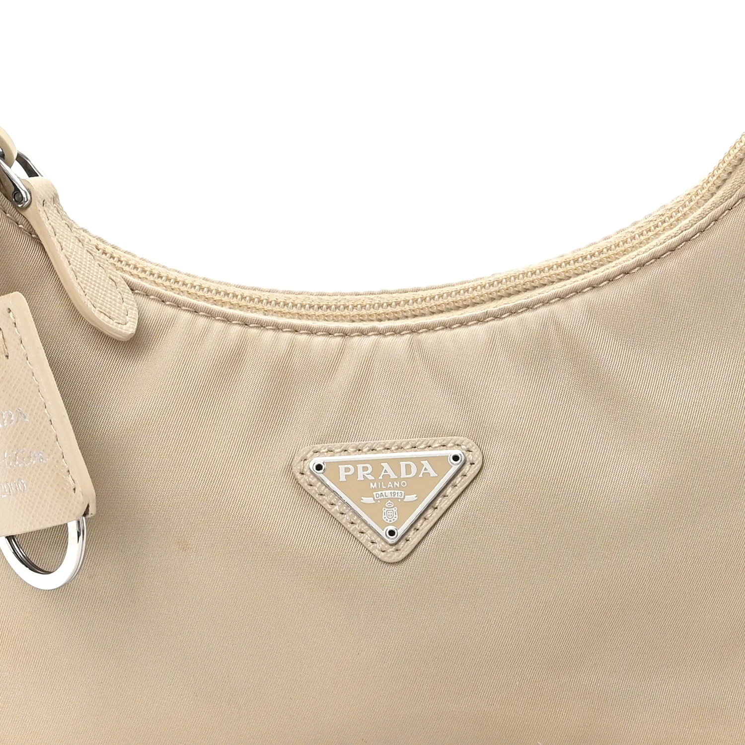 Re-Nylon Saffiano Mini Re-Edition 2000 Bag Deserto - Image 7