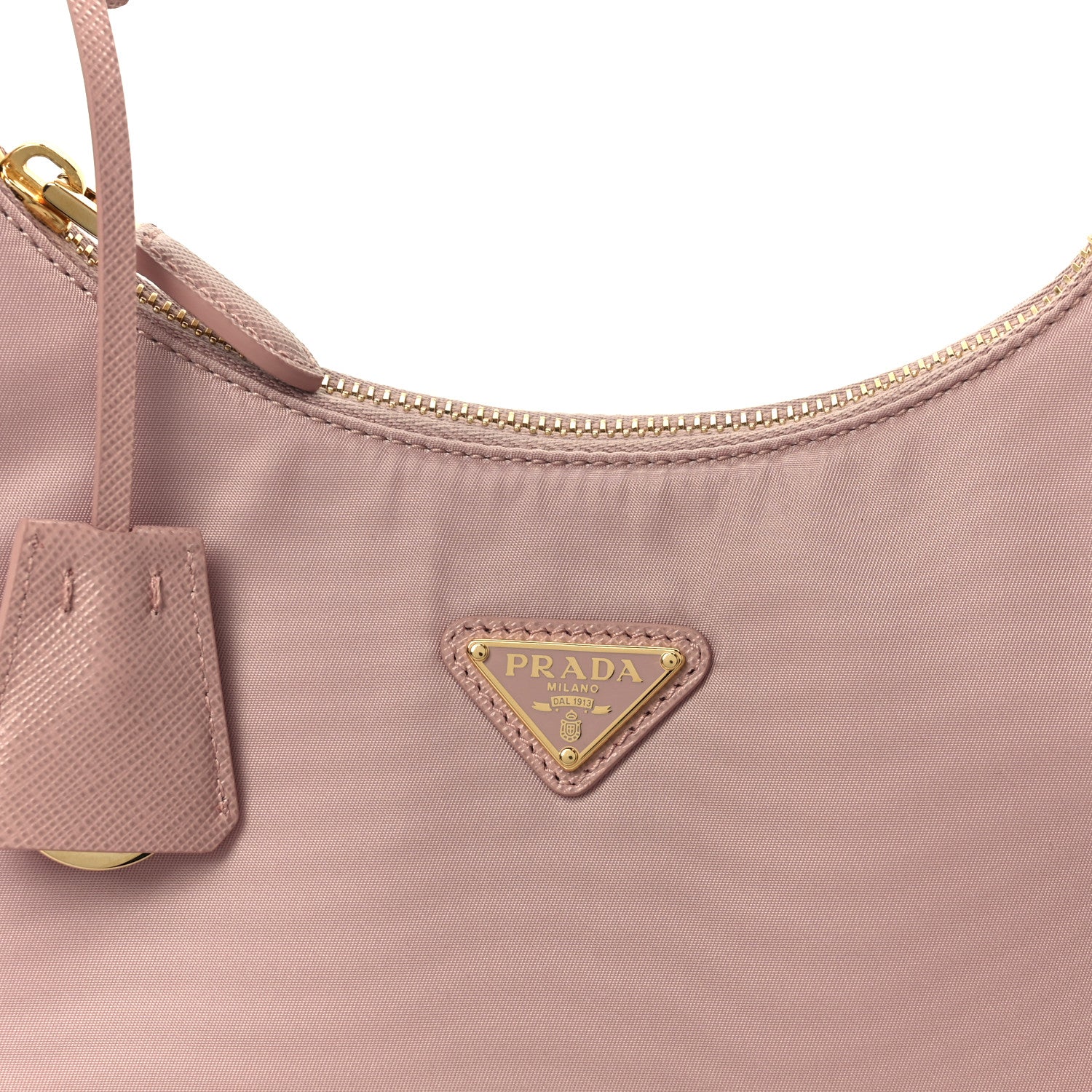 Re-Nylon Saffiano Mini Re-Edition 2005 Bag Alabastro - Image 9