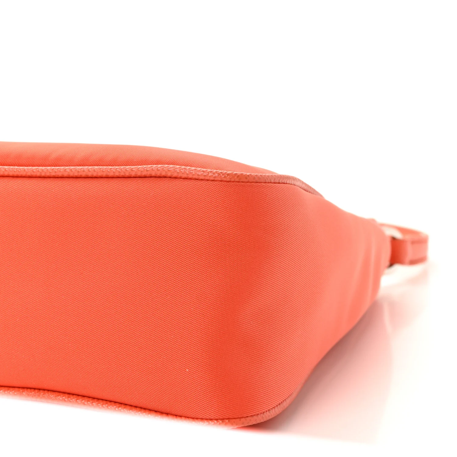 Re-Nylon Saffiano Mini Re-Edition 2005 Bag Arancio - Image 9