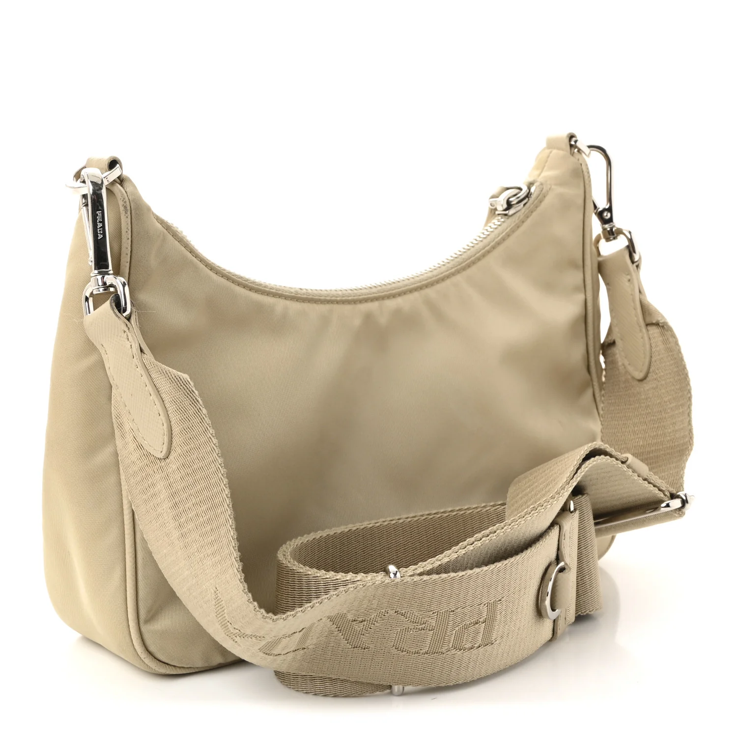 Re-Nylon Saffiano Re-Edition 2005 Shoulder Bag Deserto - Image 3