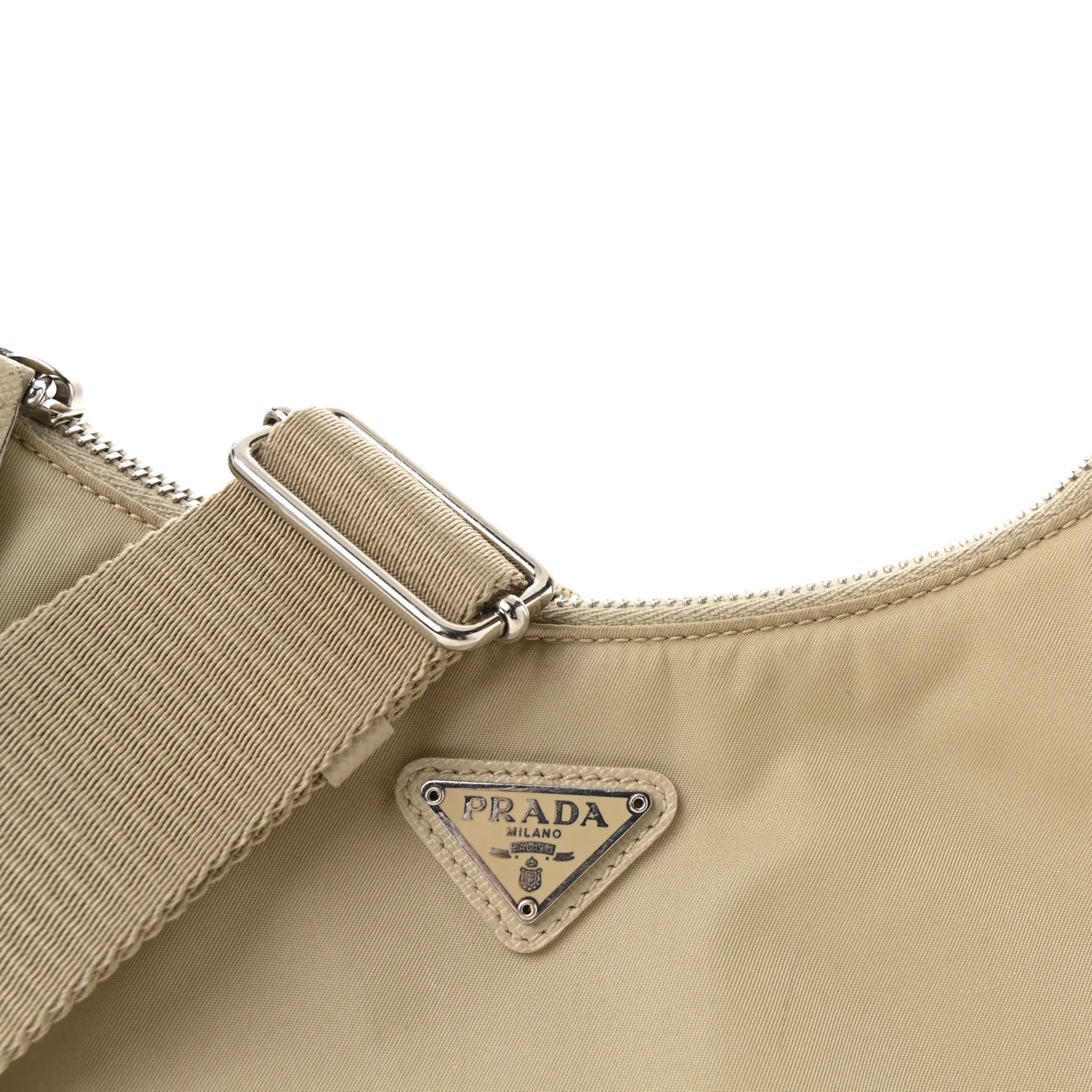 Re-Nylon Saffiano Re-Edition 2005 Shoulder Bag Deserto - Image 8