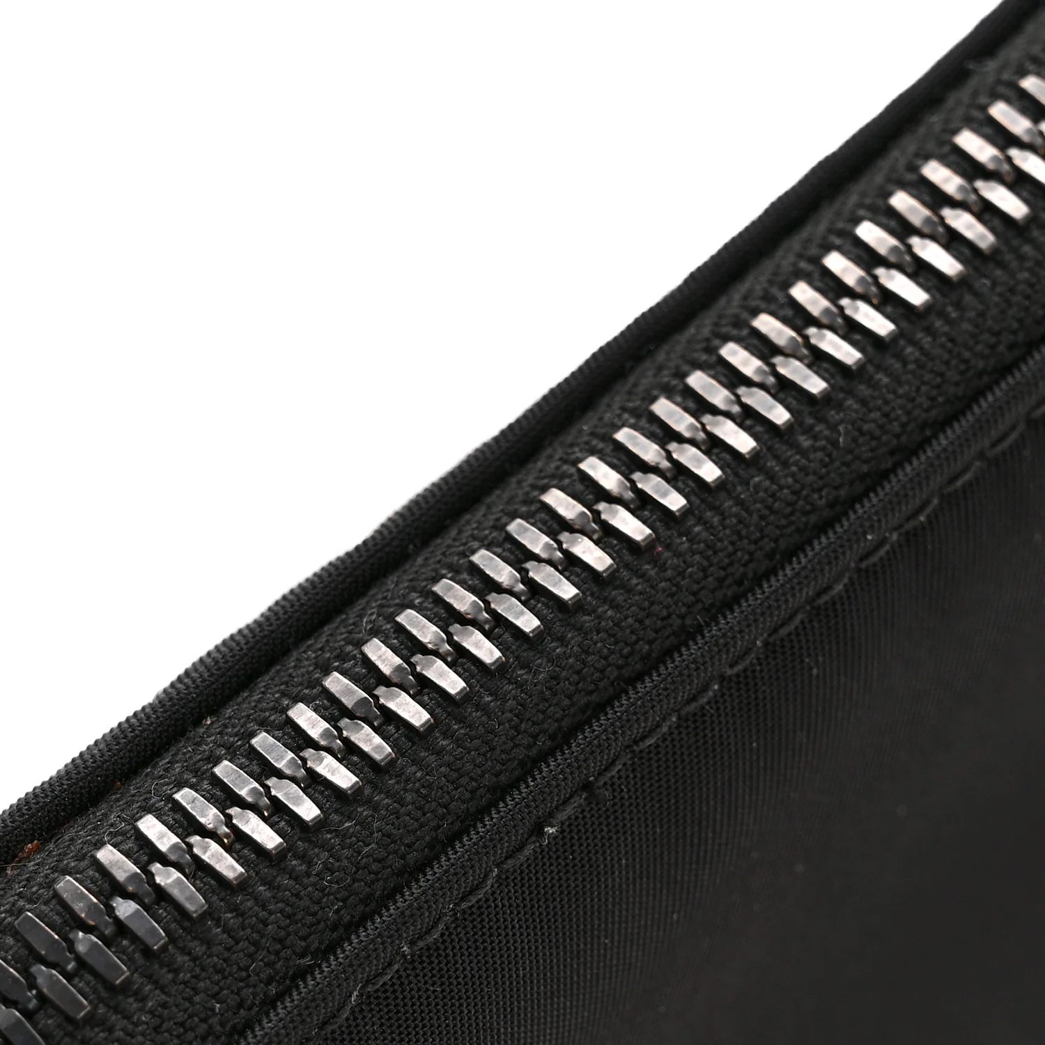 Re-Nylon Saffiano Travel Brique Crossbody Bag Black - Image 14