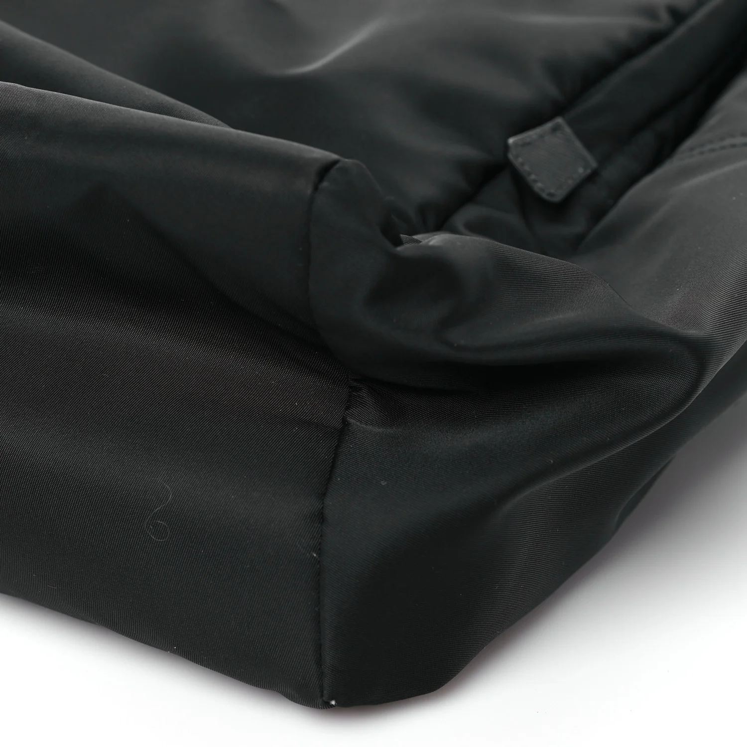 Re-Nylon Saffiano Zip Backpack Black - Image 9