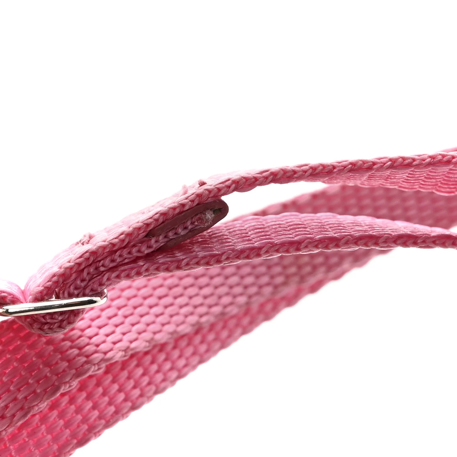 Re-Nylon Triangle Micro Crossbody Pouch Pink - Image 14