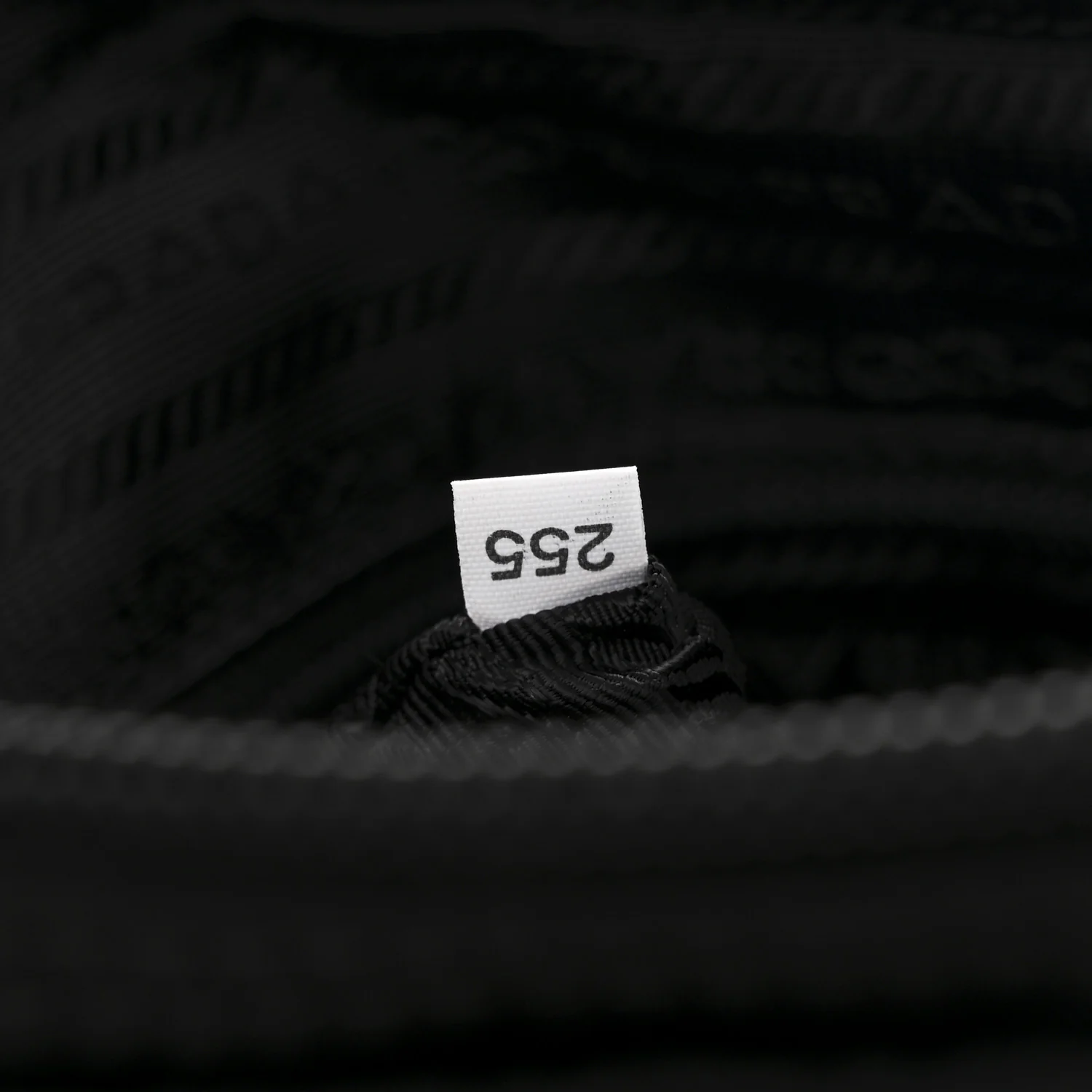 Re-Nylon Vela Saffiano Pocket Double Zip Shoulder Bag Black - Image 7
