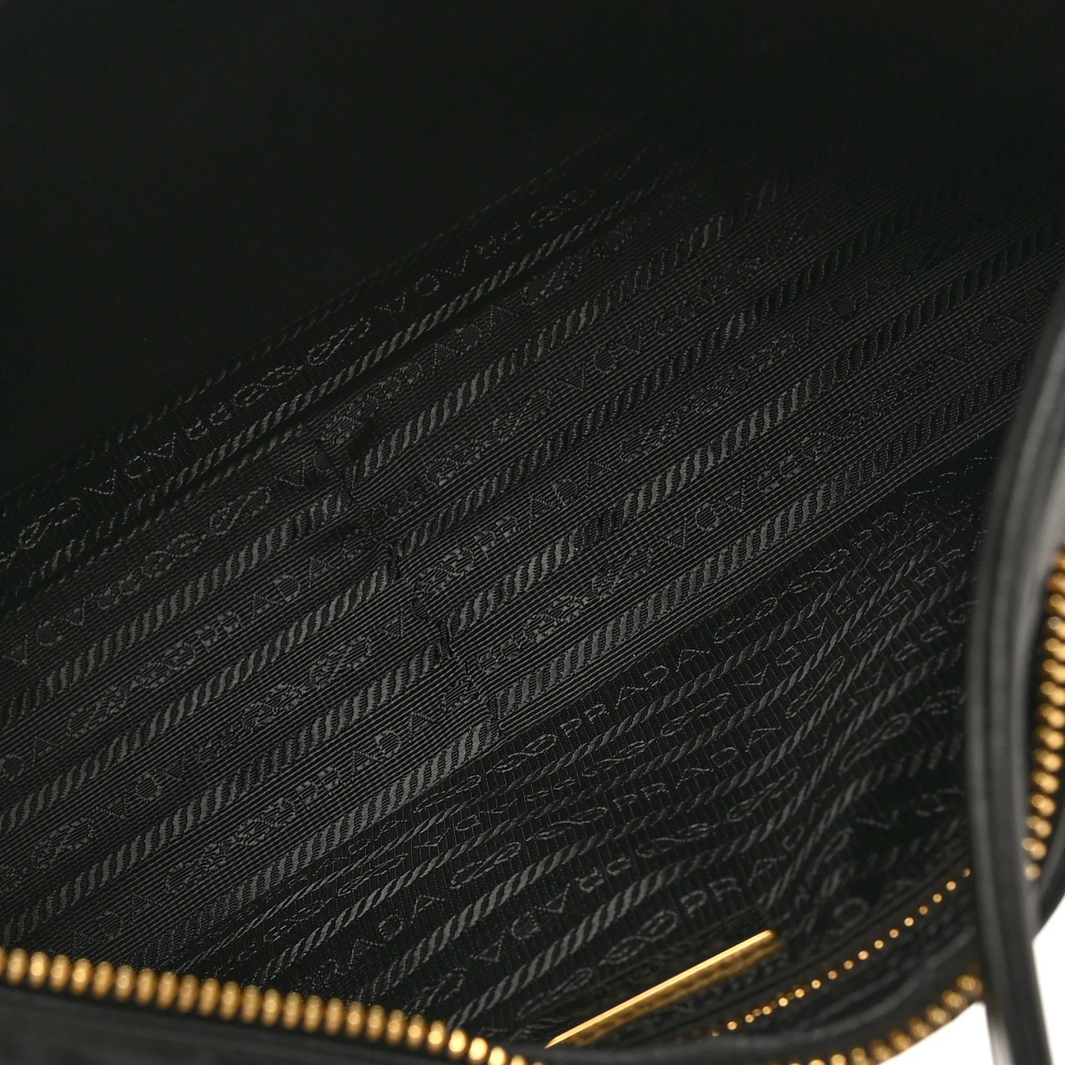 Re-Nylon Vitello Large Aimee Shoulder Bag Black - Image 5