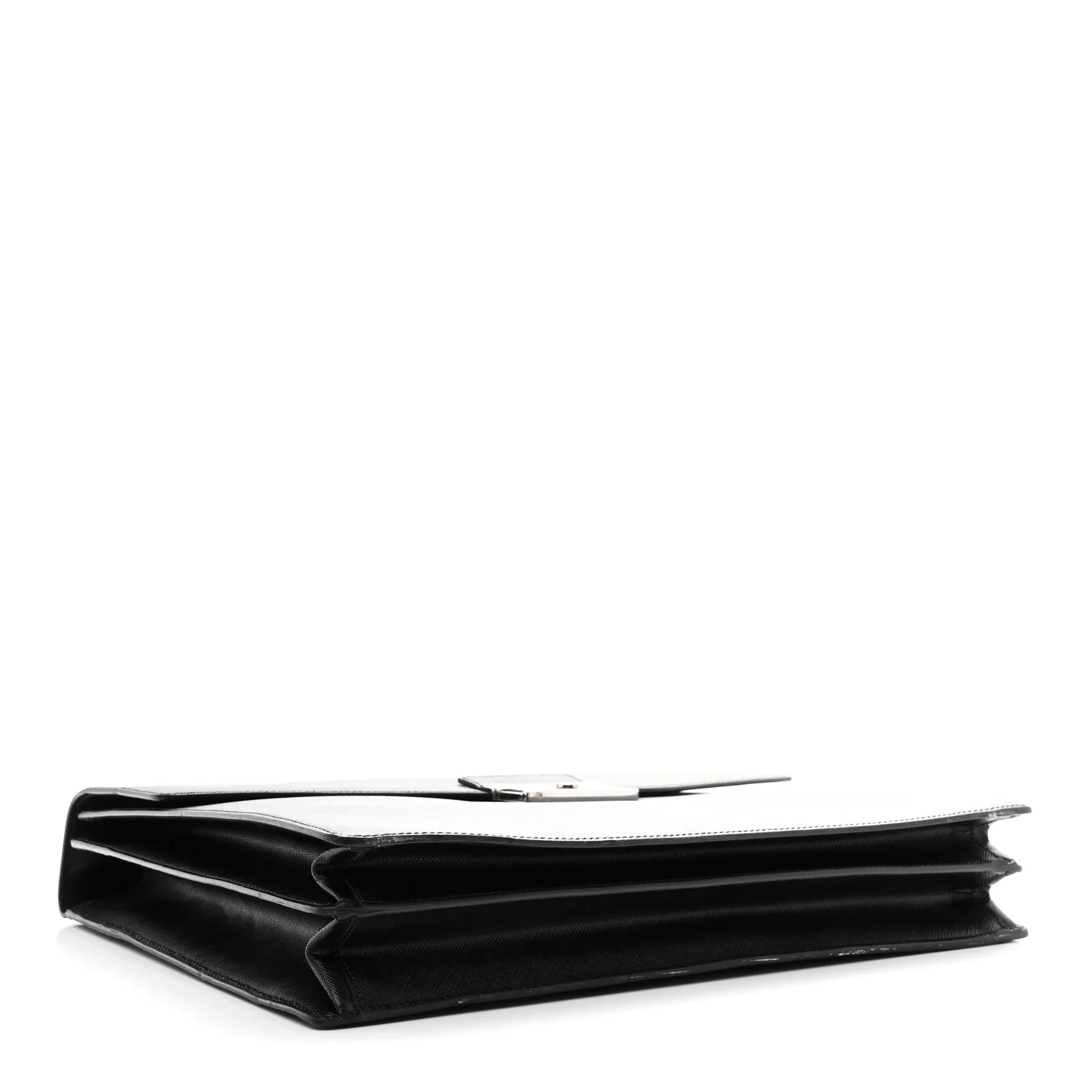 Saffiano Briefcase Black - Image 4