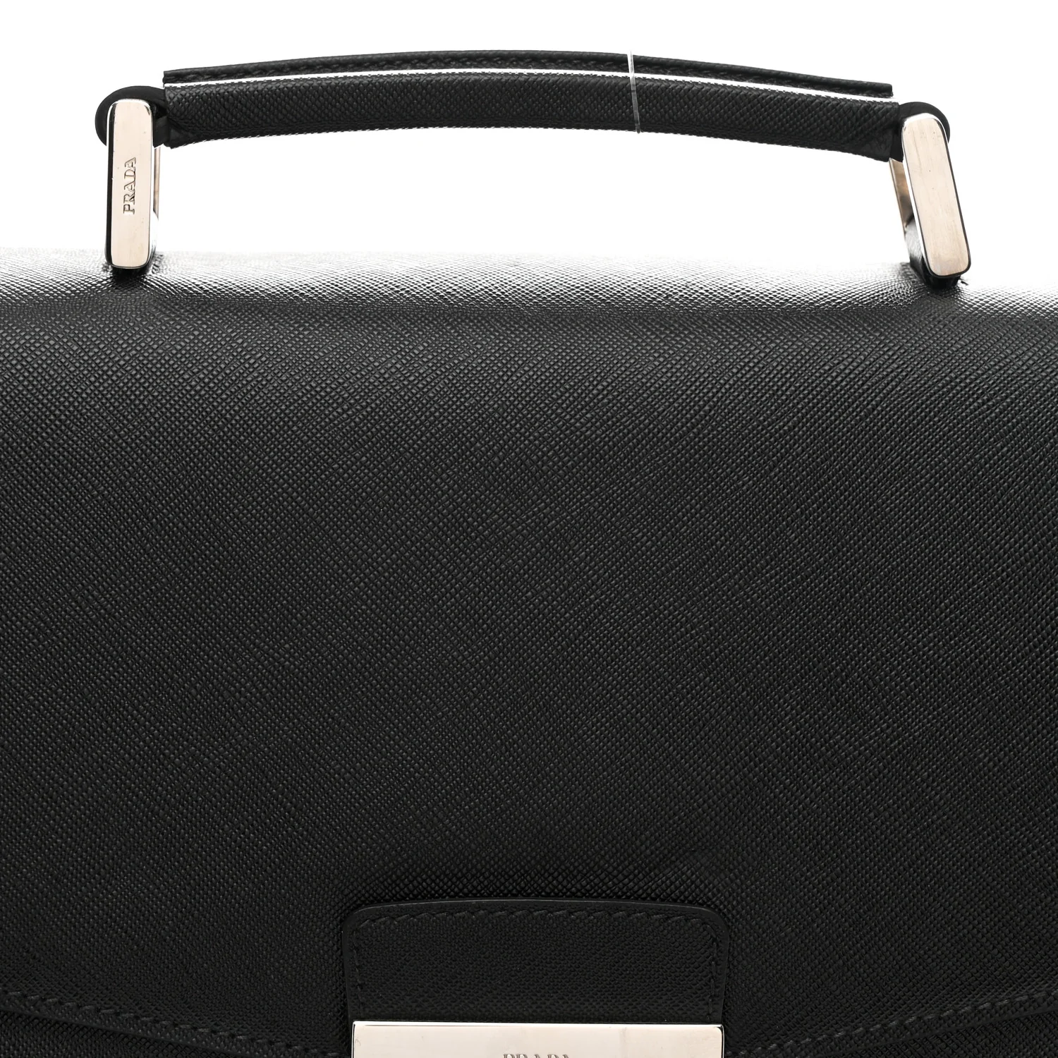 Saffiano Briefcase Black - Image 7