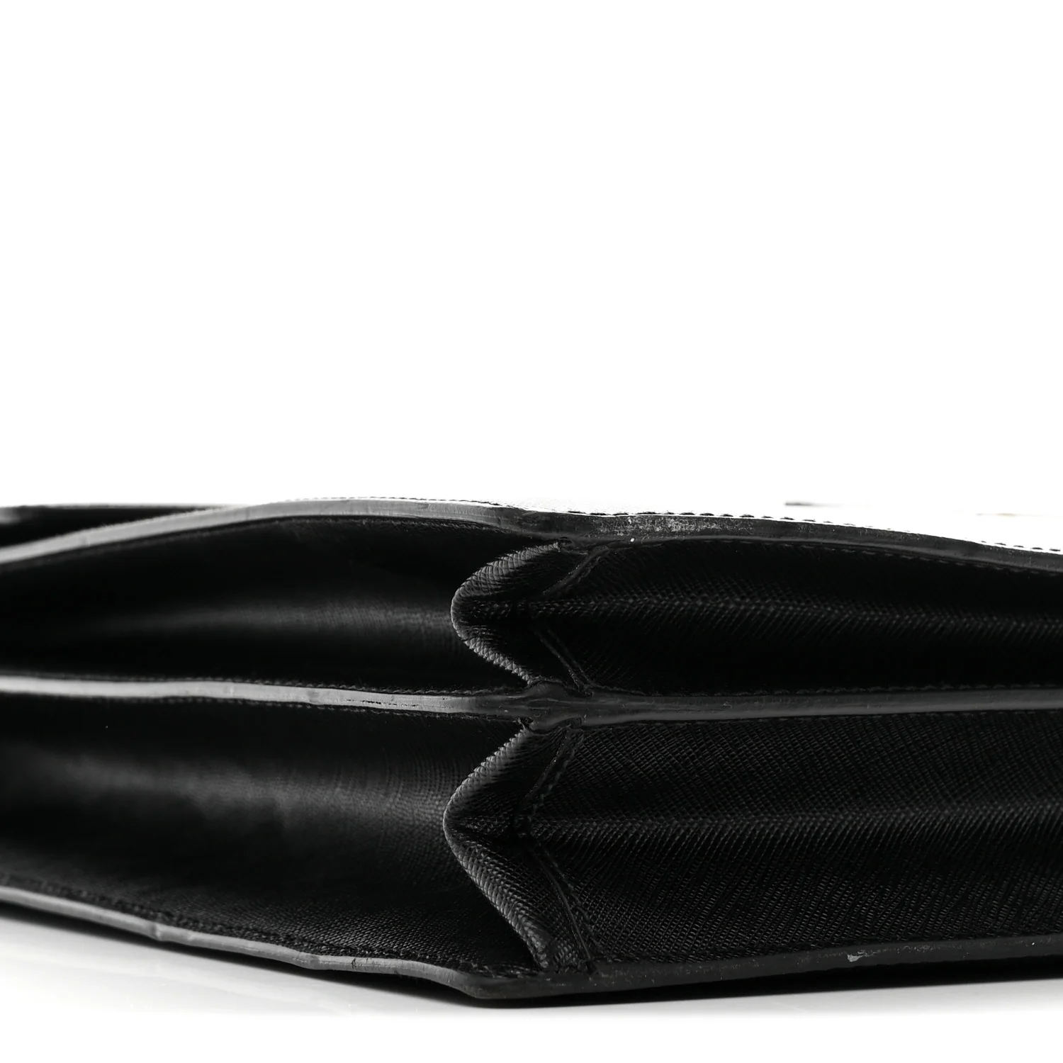 Saffiano Briefcase Black - Image 8