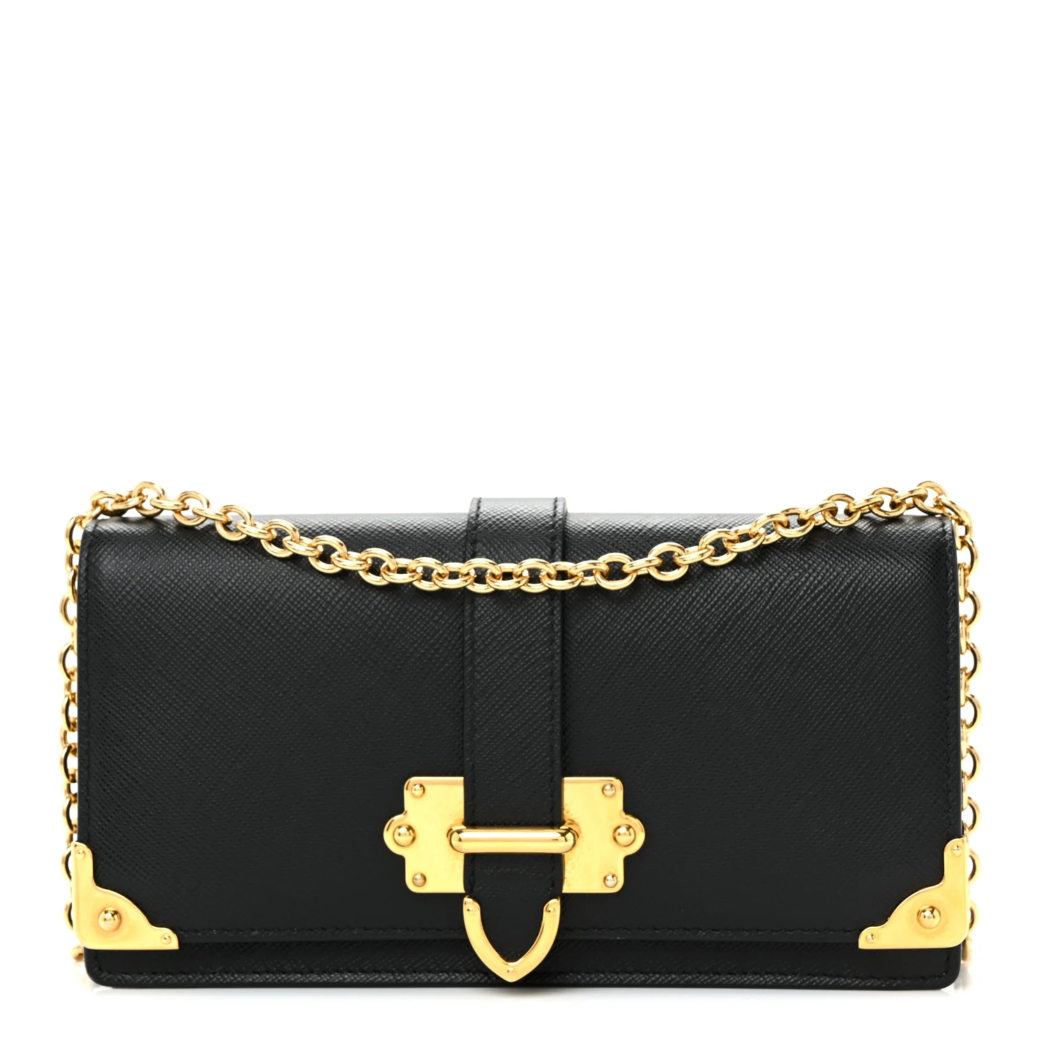 Saffiano Cahier Mini Bag Black