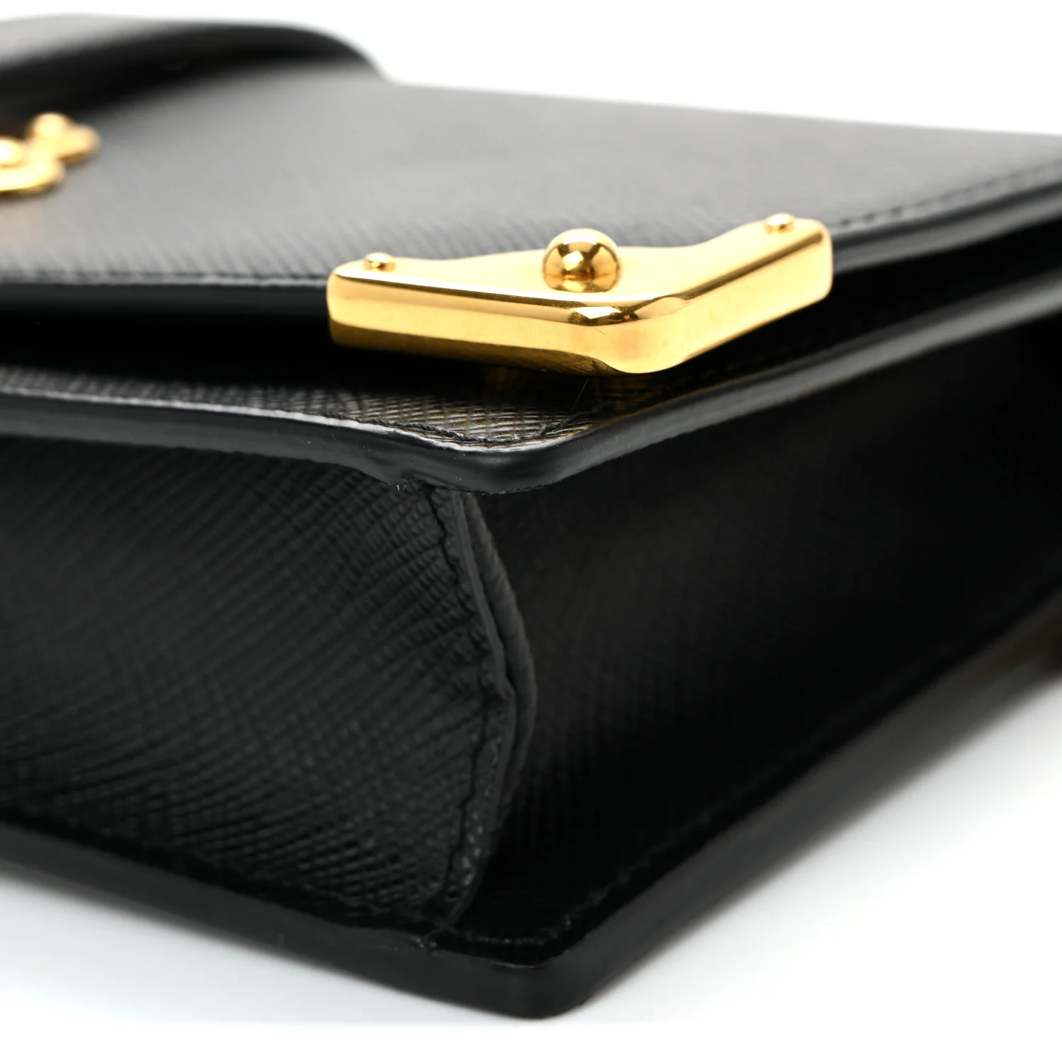 Saffiano Cahier Mini Bag Black - Image 9