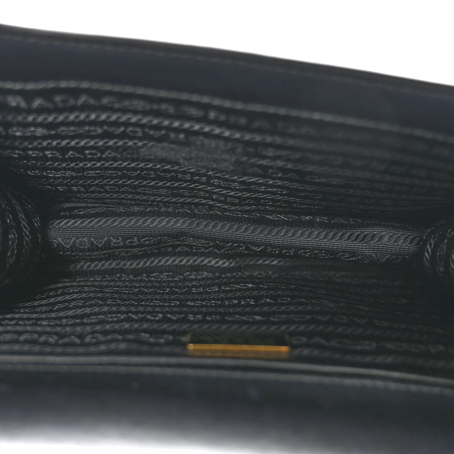 Saffiano Chain Shoulder Bag Black - Image 5