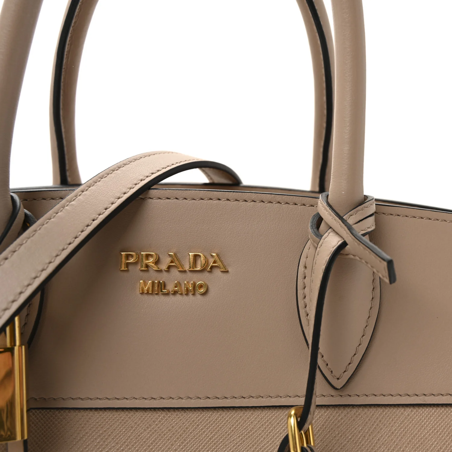Saffiano City Calf Small Esplanade Tote Cammeo - Image 7