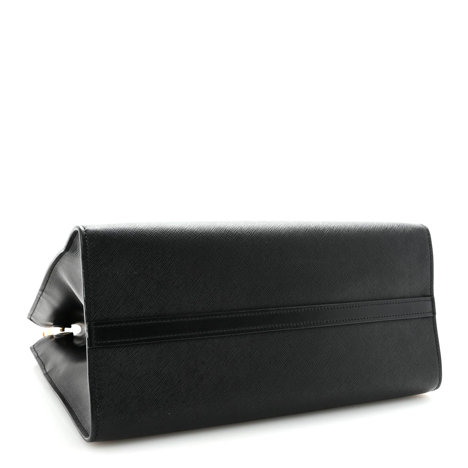 Saffiano City Calfskin Paradigme Bag Black - Image 4