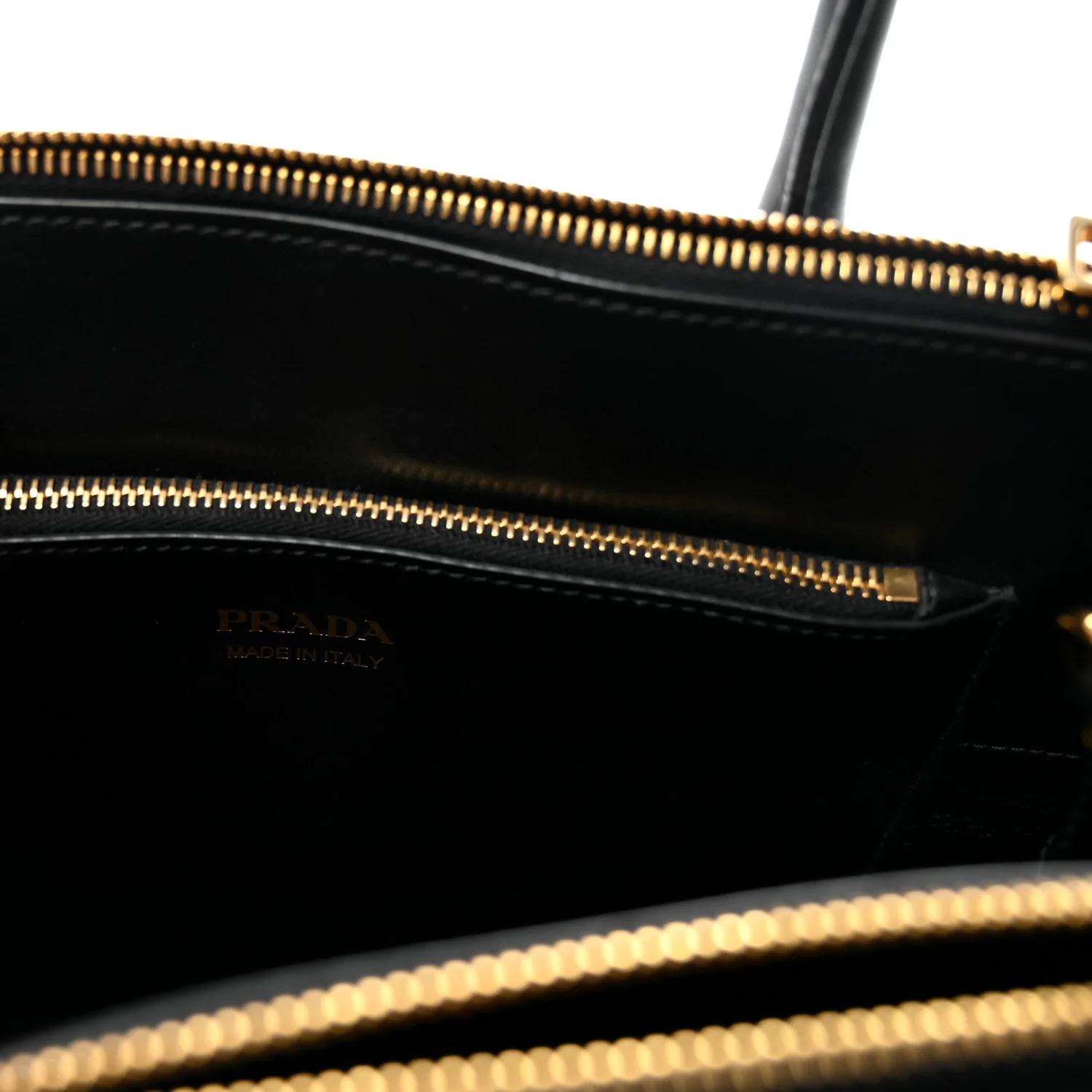 Saffiano City Calfskin Paradigme Bag Black - Image 6