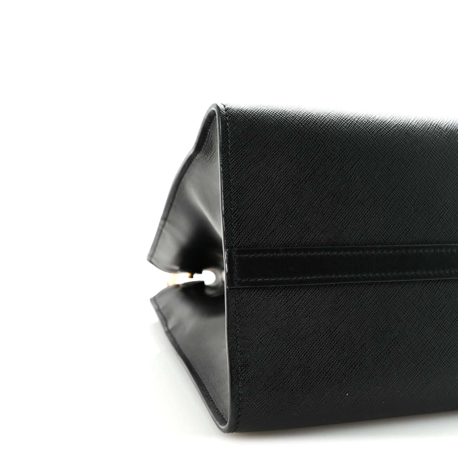 Saffiano City Calfskin Paradigme Bag Black - Image 8