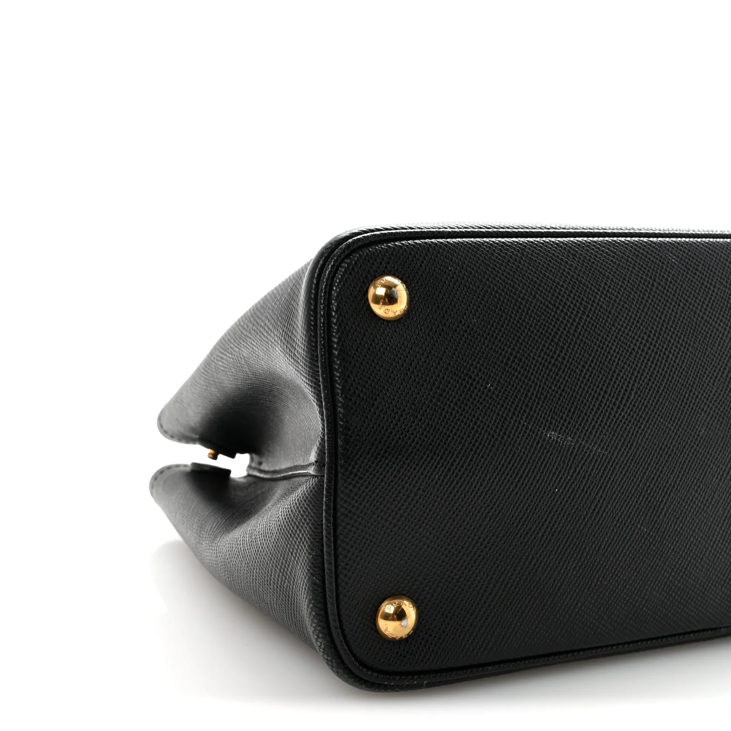 Saffiano Cuir Small Double Bag Black - Image 8