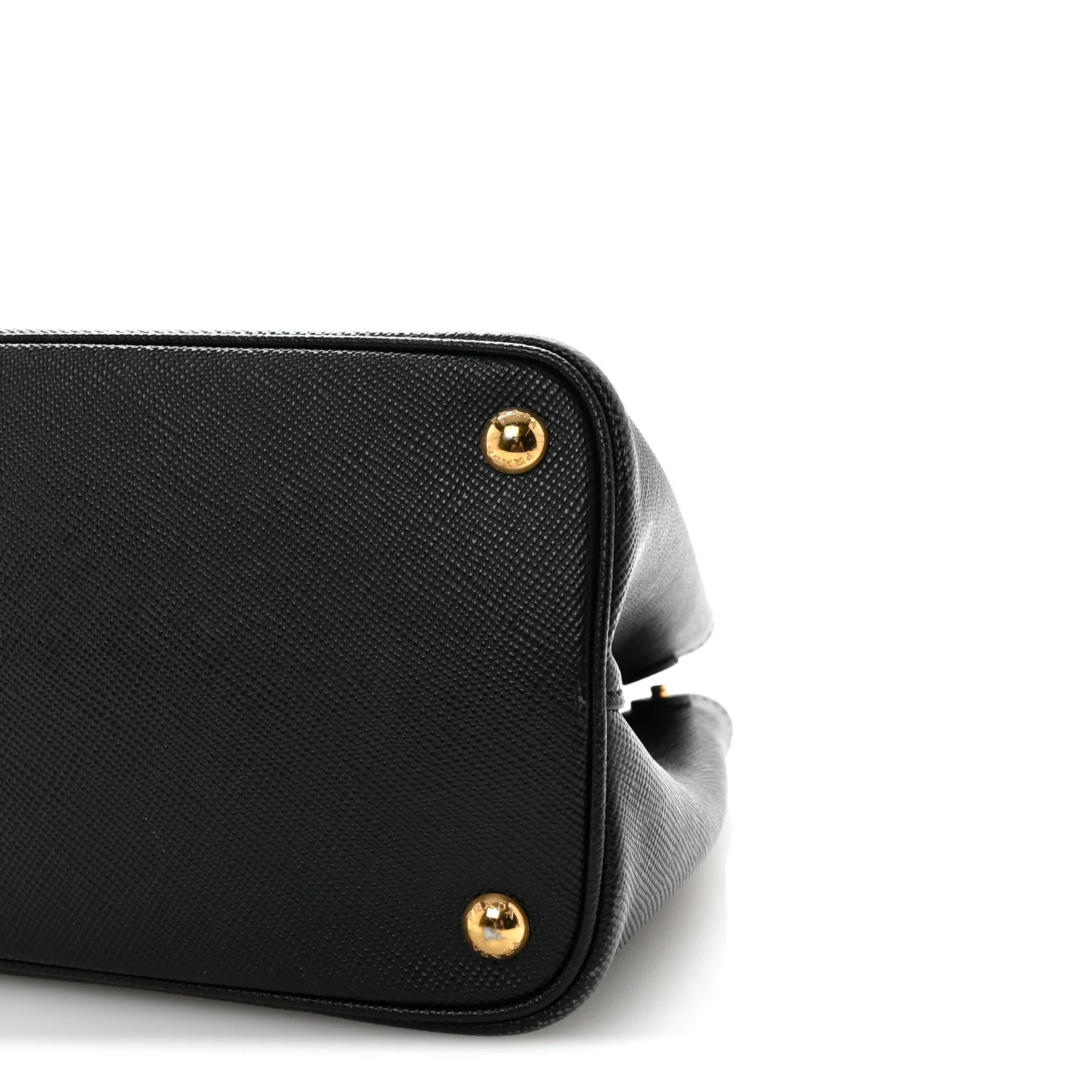 Saffiano Cuir Small Double Bag Black - Image 9