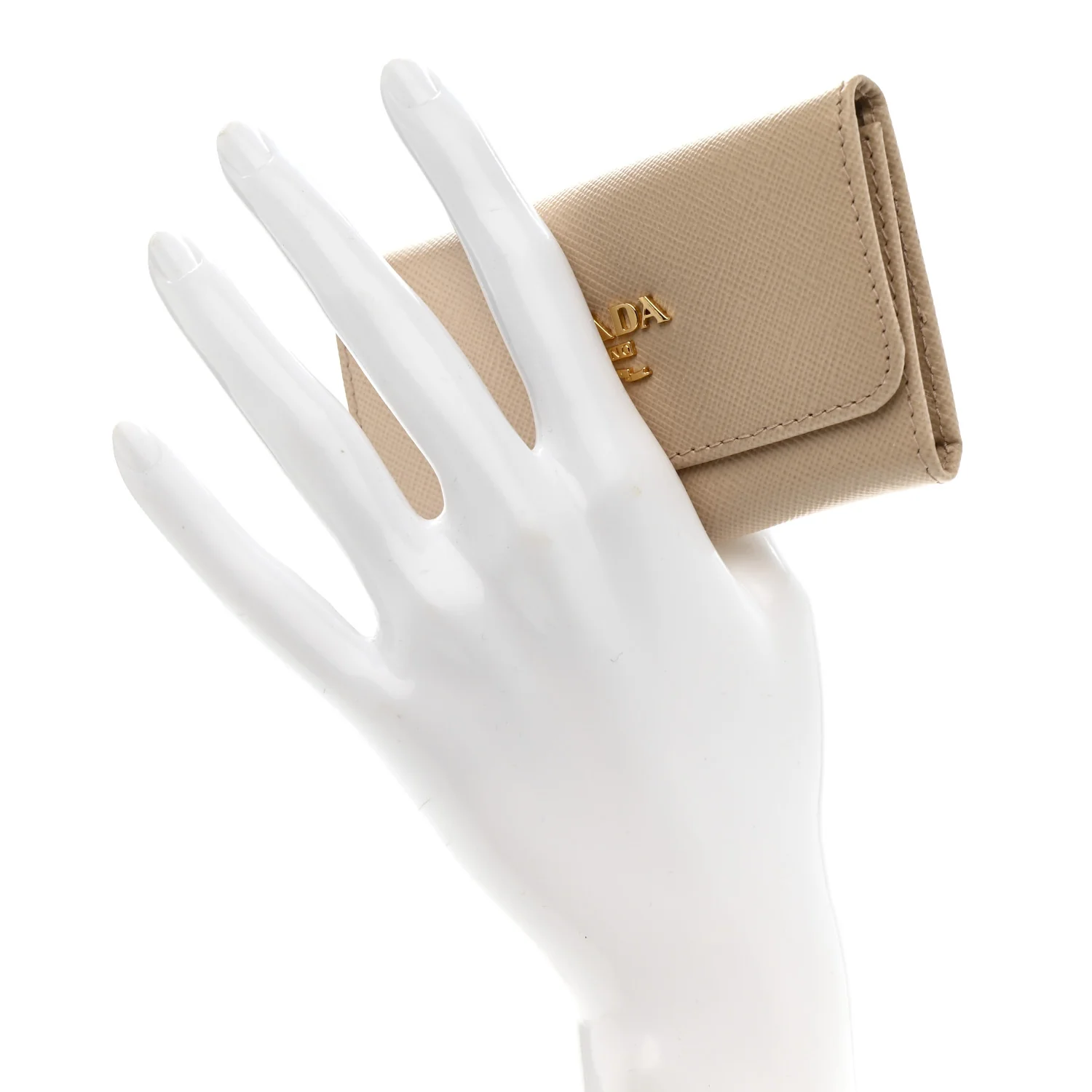 Saffiano Fiocco 6 Key Holder Cipria - Image 2