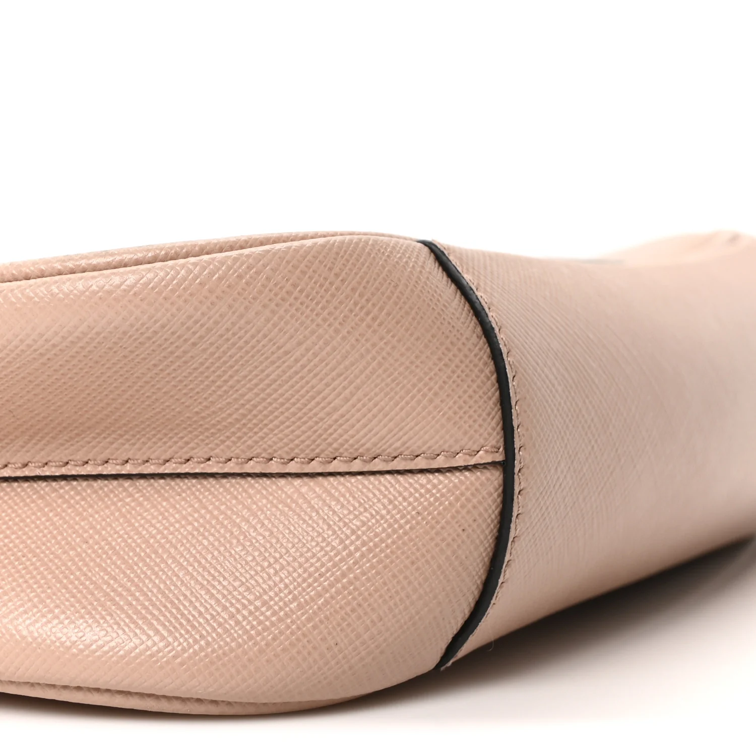 Saffiano Flap Shoulder Bag Cipria - Image 9