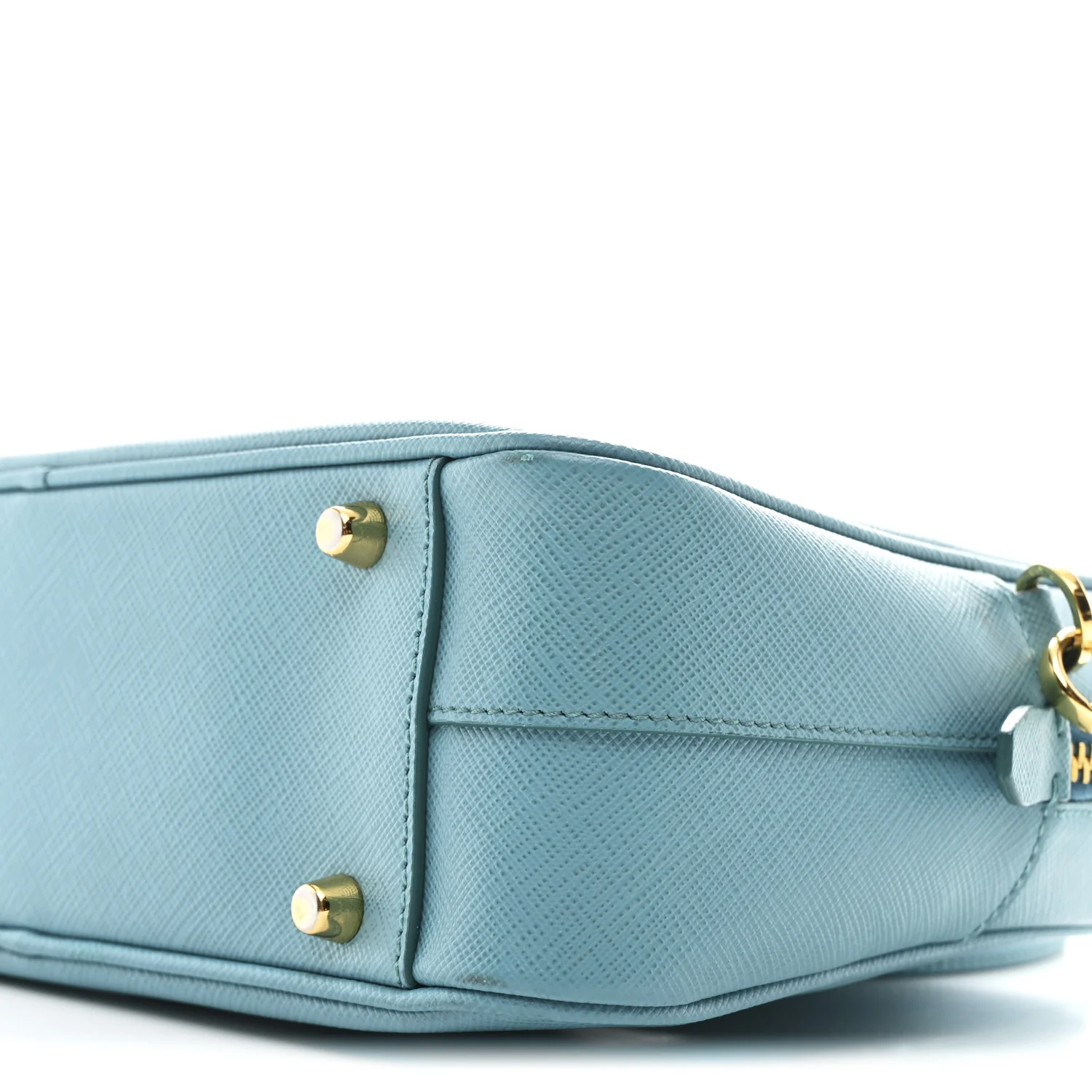 Saffiano Lux Bauletto Turchese - Image 10