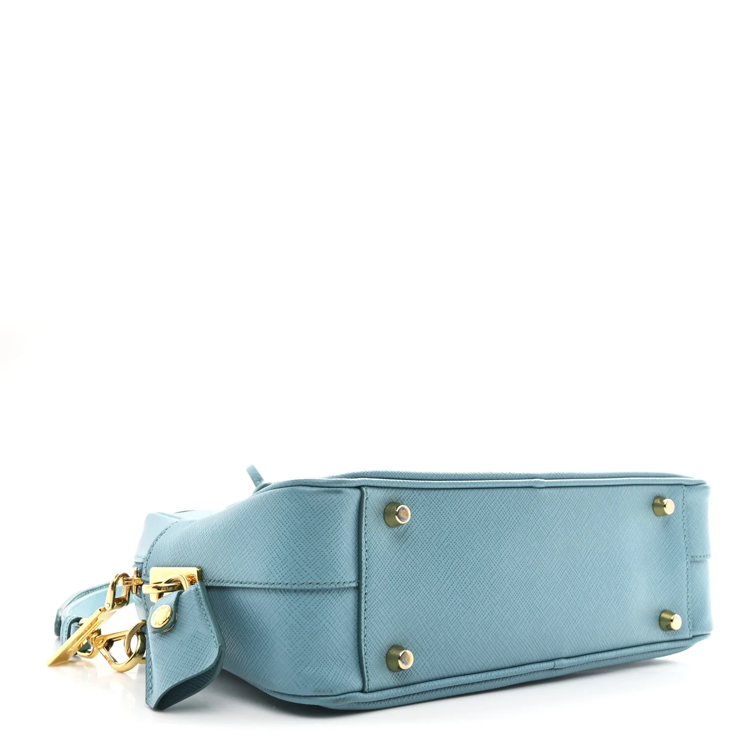 Saffiano Lux Bauletto Turchese - Image 4