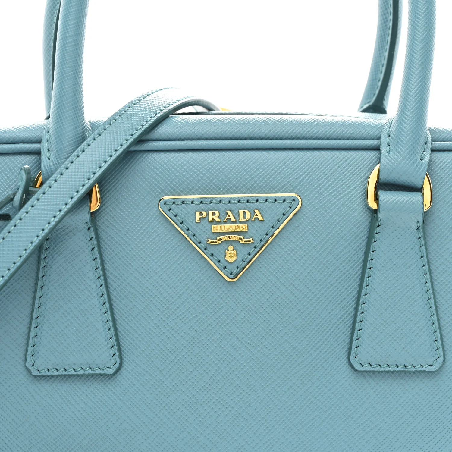 Saffiano Lux Bauletto Turchese - Image 8