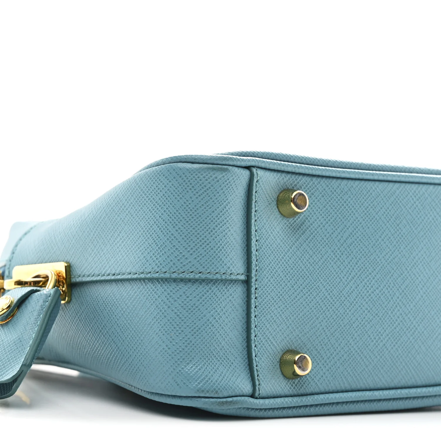 Saffiano Lux Bauletto Turchese - Image 9