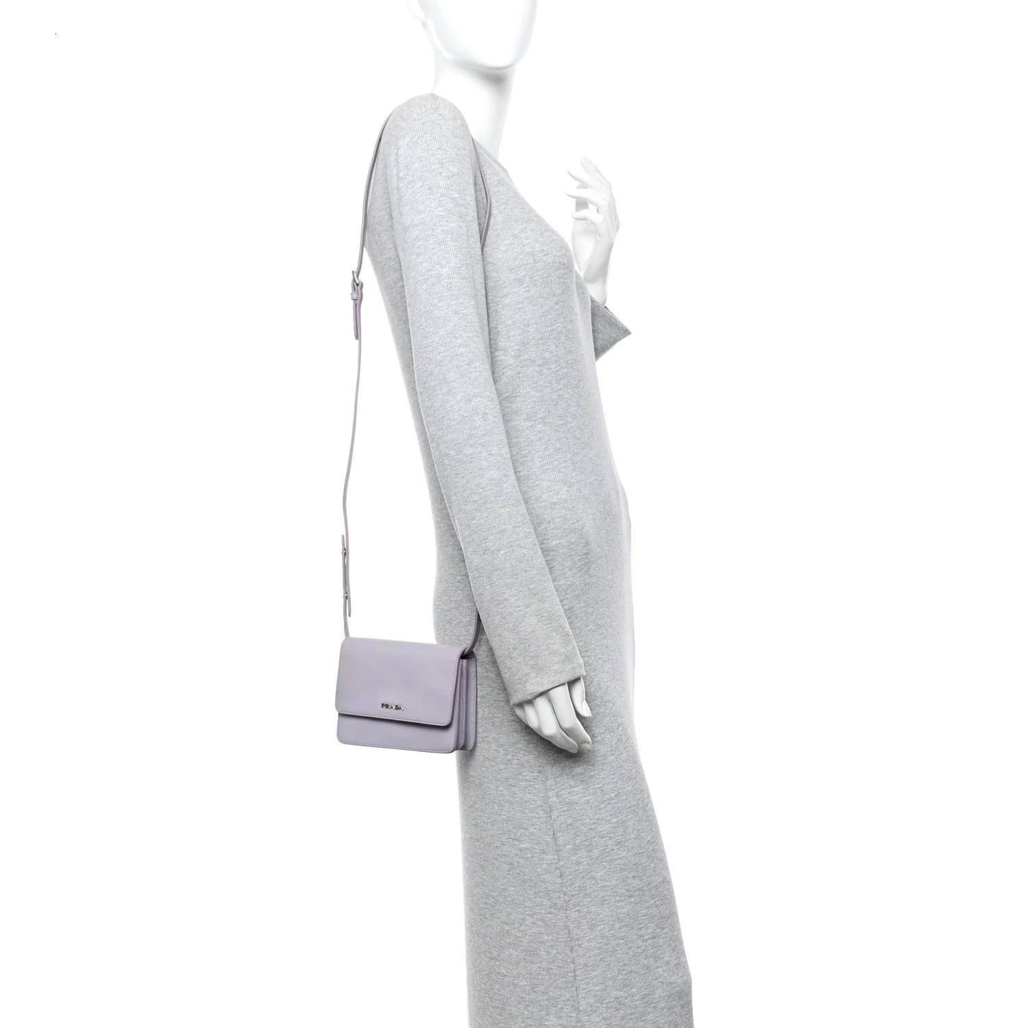 Saffiano Lux Crossbody Bag Glicine - Image 2