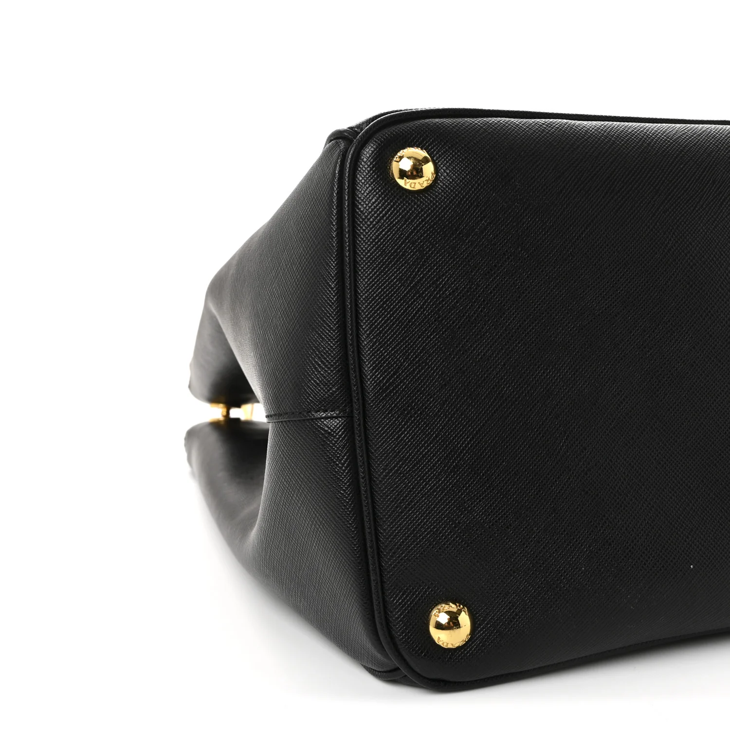 Saffiano Lux Extra Large Galleria Double Zip Tote Black - Image 8