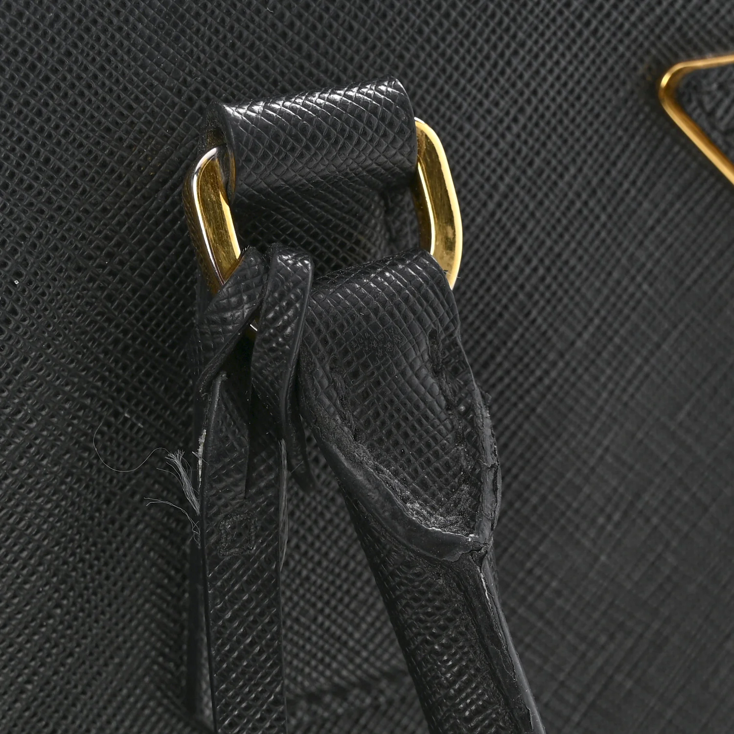 Saffiano Lux Large Galleria Double Zip Tote Black - Image 13