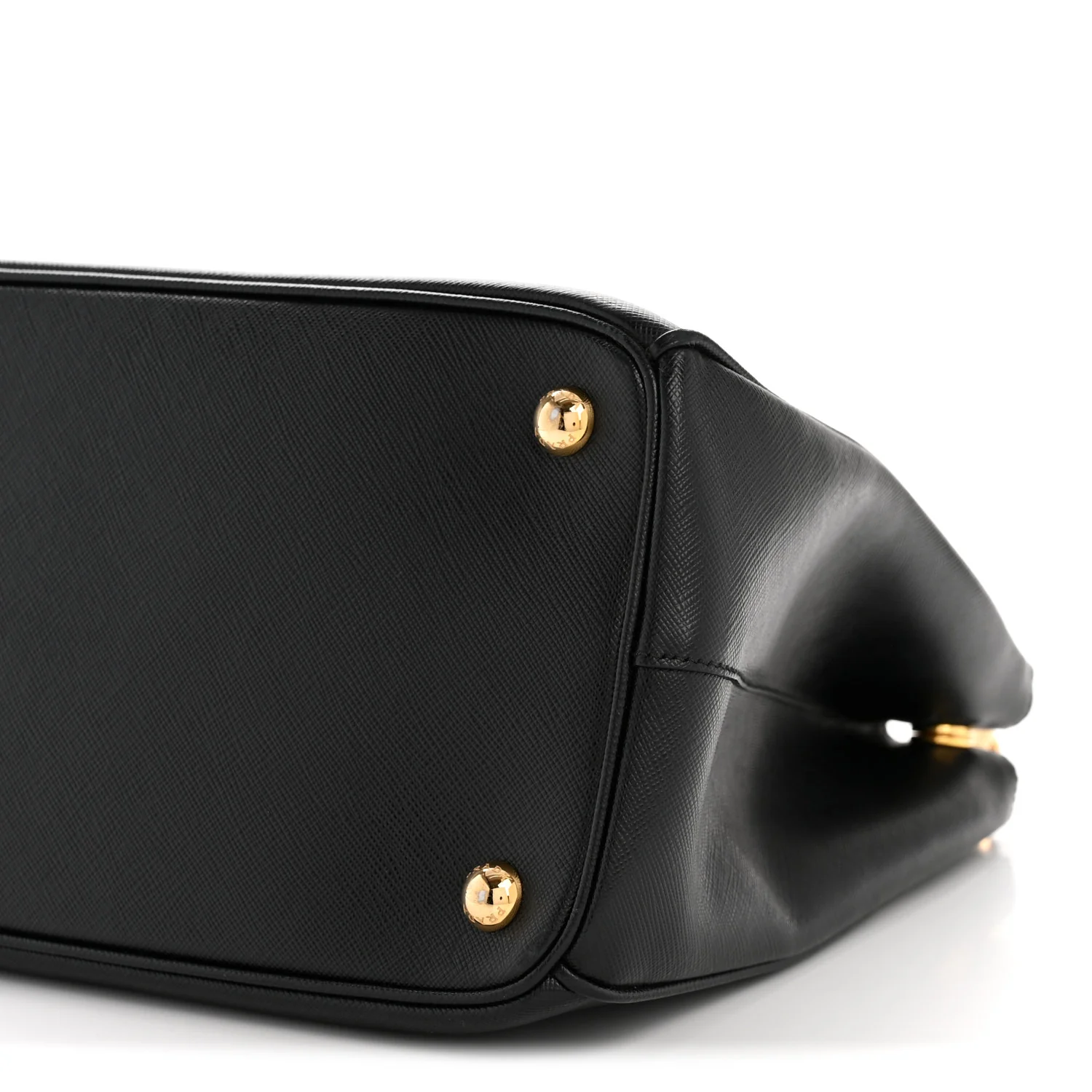 Saffiano Lux Large Galleria Double Zip Tote Black - Image 10