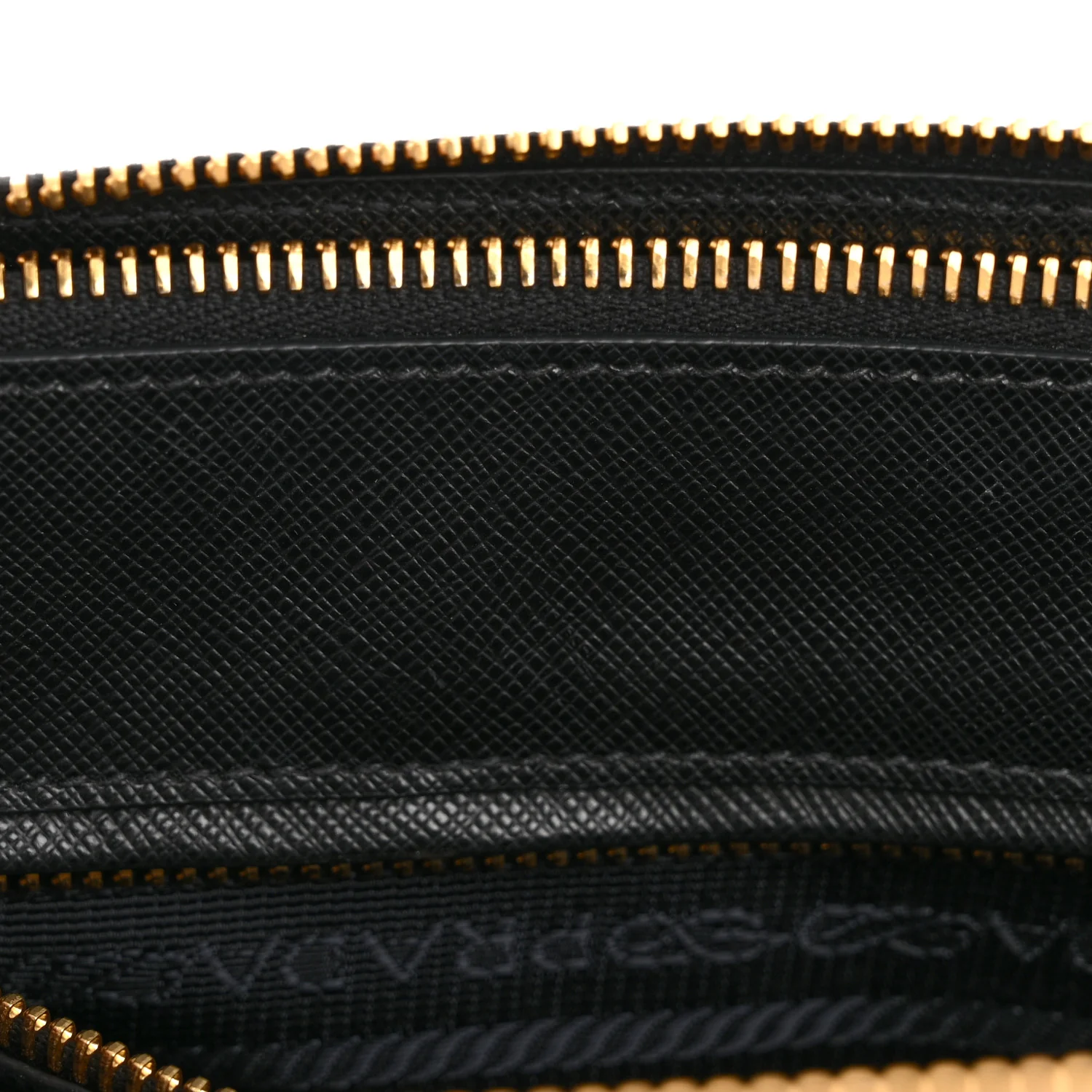 Saffiano Lux Large Galleria Double Zip Tote Black - Image 11