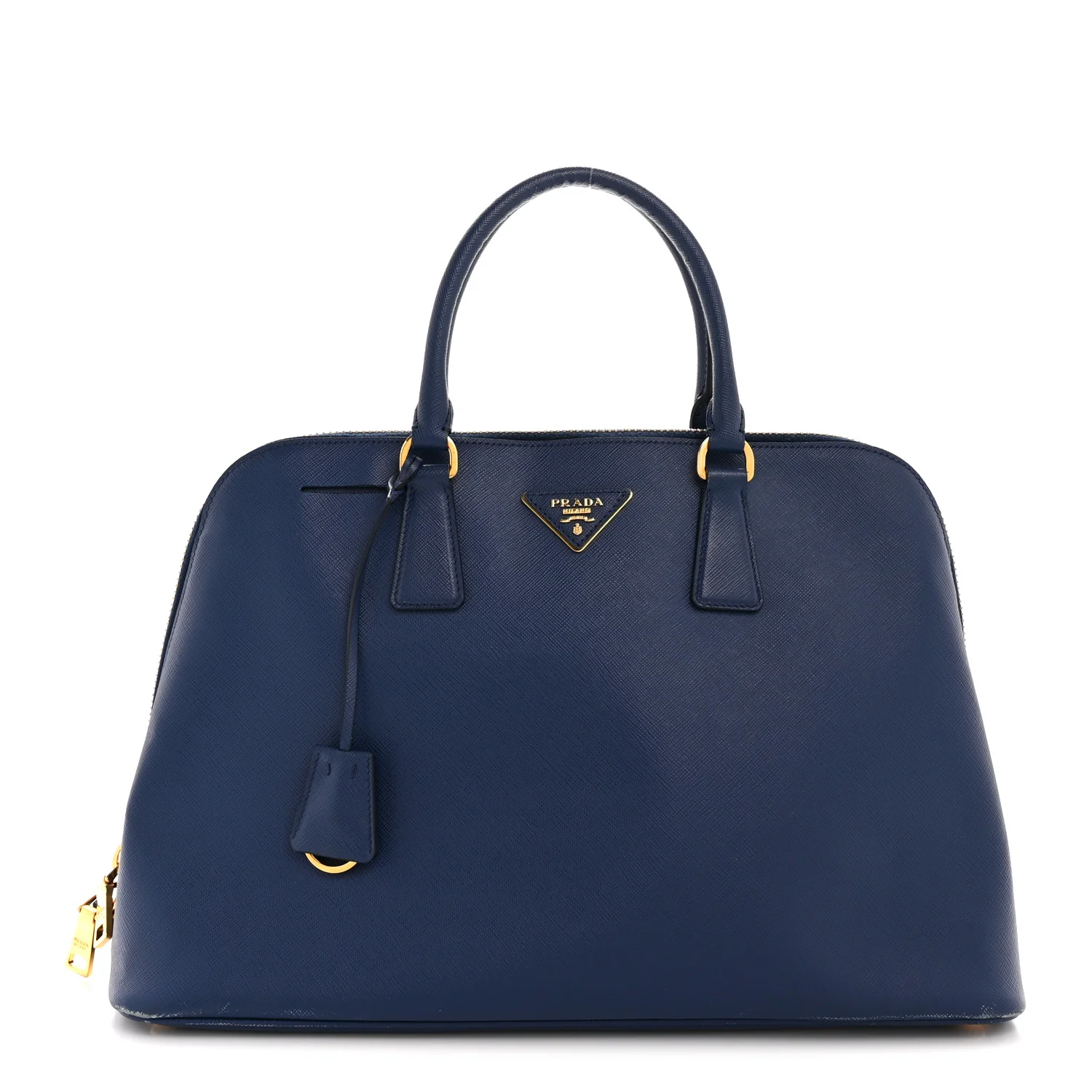 Saffiano Lux Large Promenade Tote Bluette