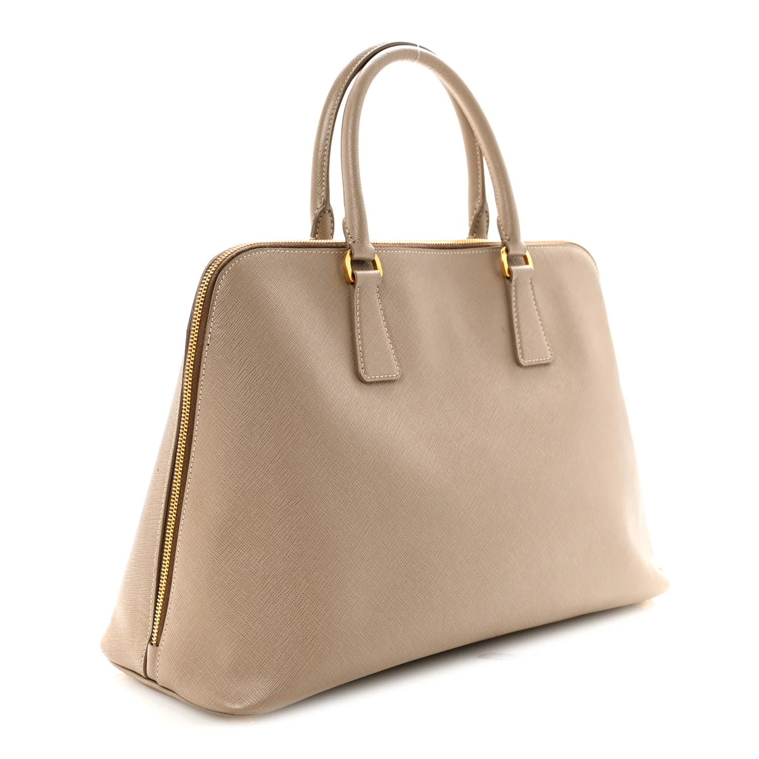 Saffiano Lux Large Promenade Tote Cammeo - Image 3
