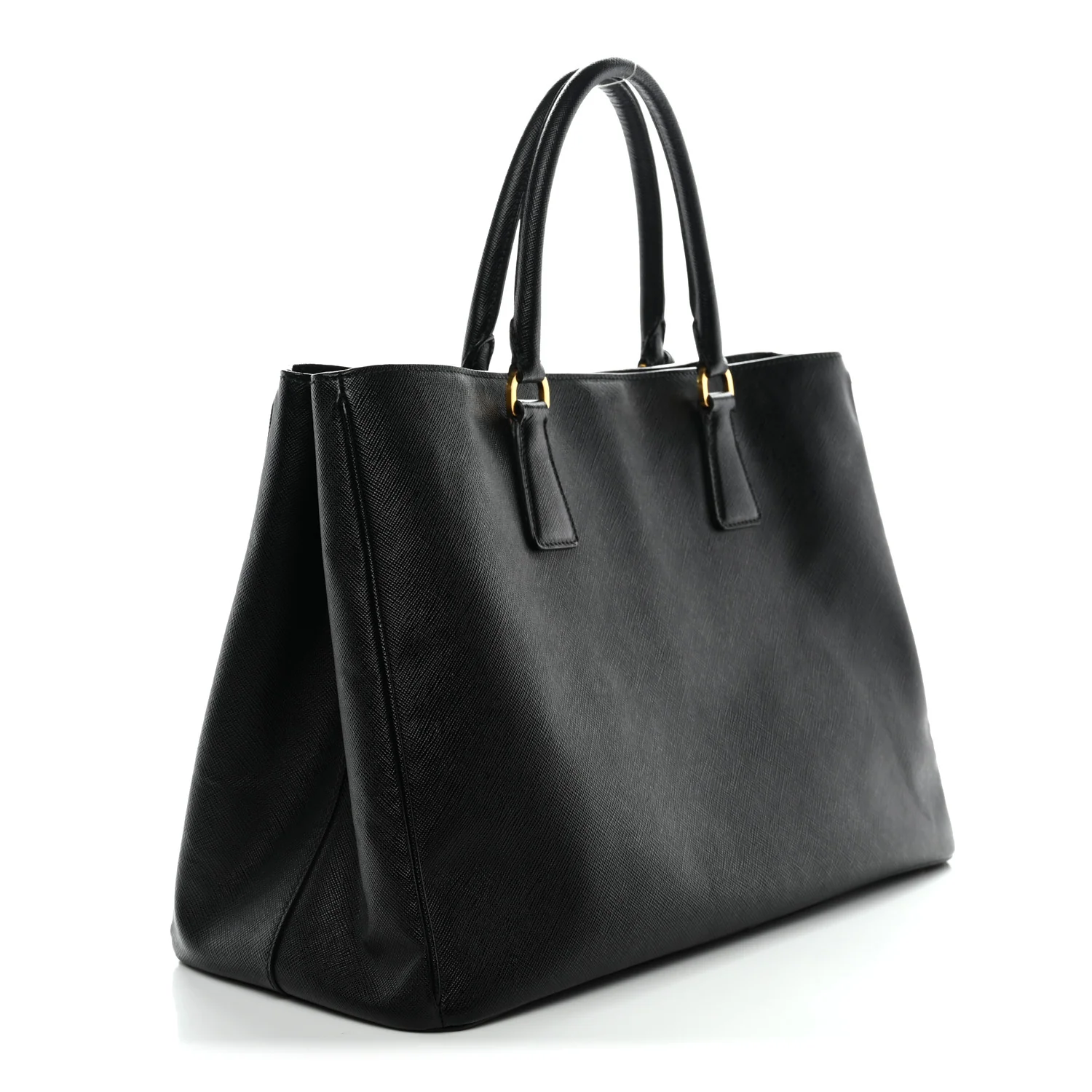 Saffiano Lux Large Tote Black - Image 3