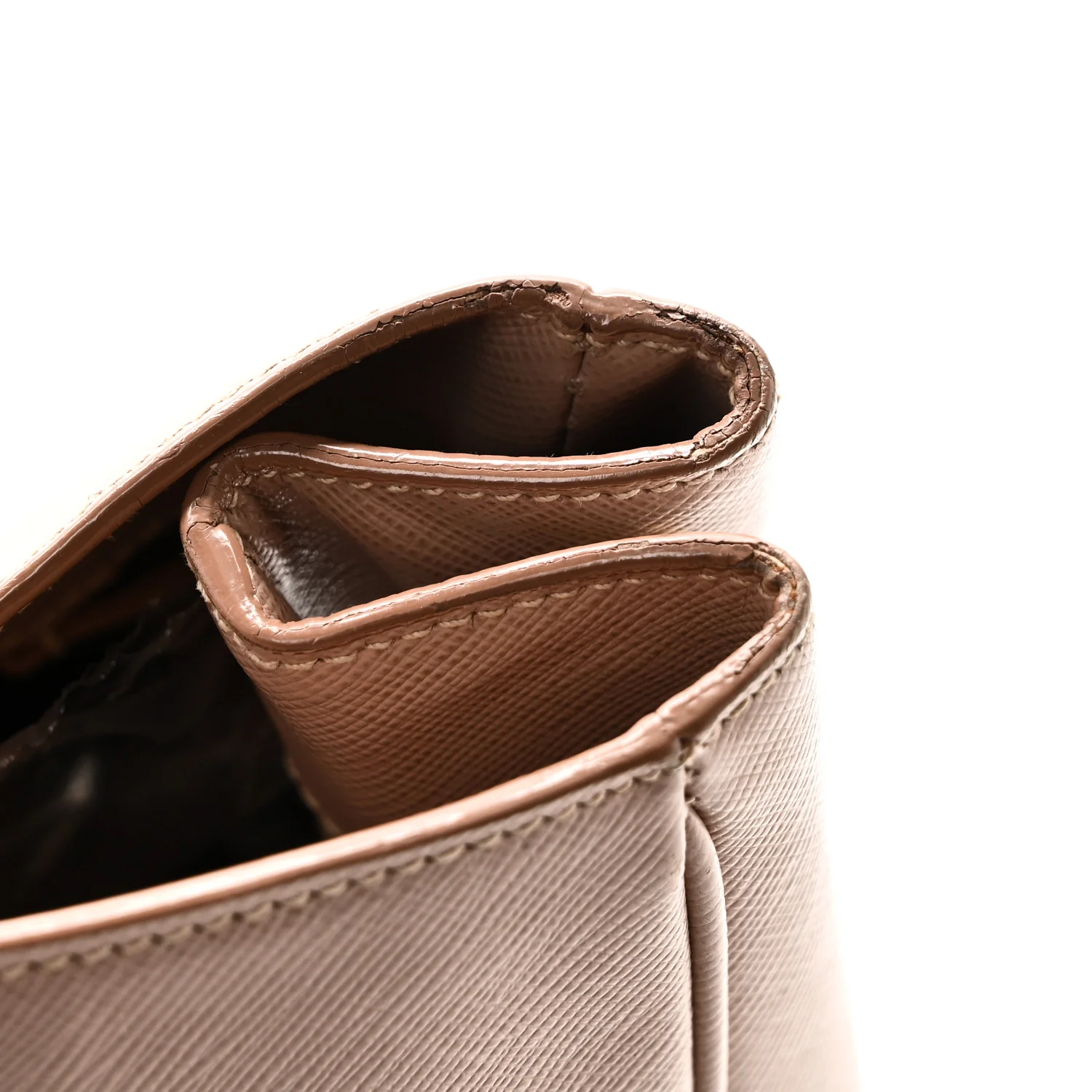 Saffiano Lux Large Tote Cammeo - Image 11