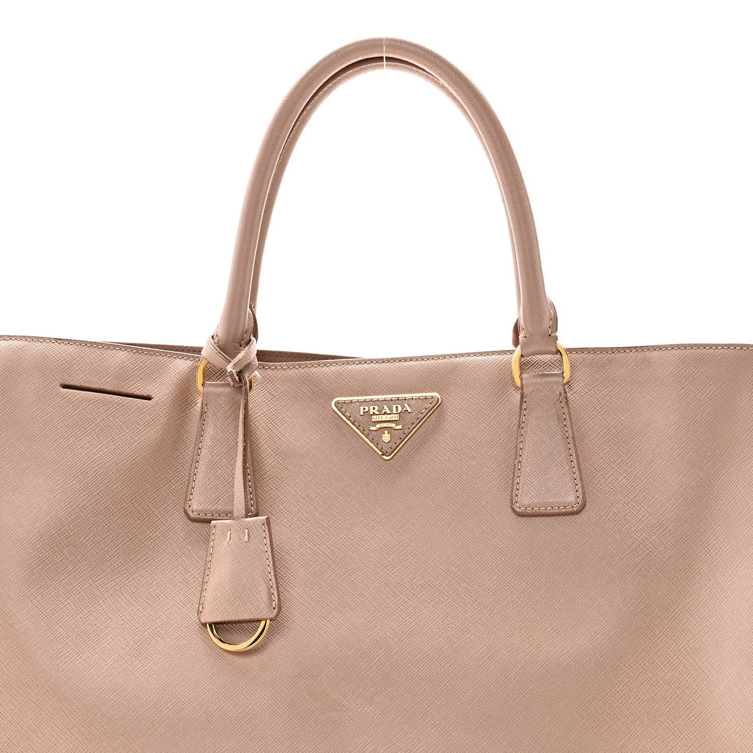 Saffiano Lux Large Tote Cammeo - Image 8