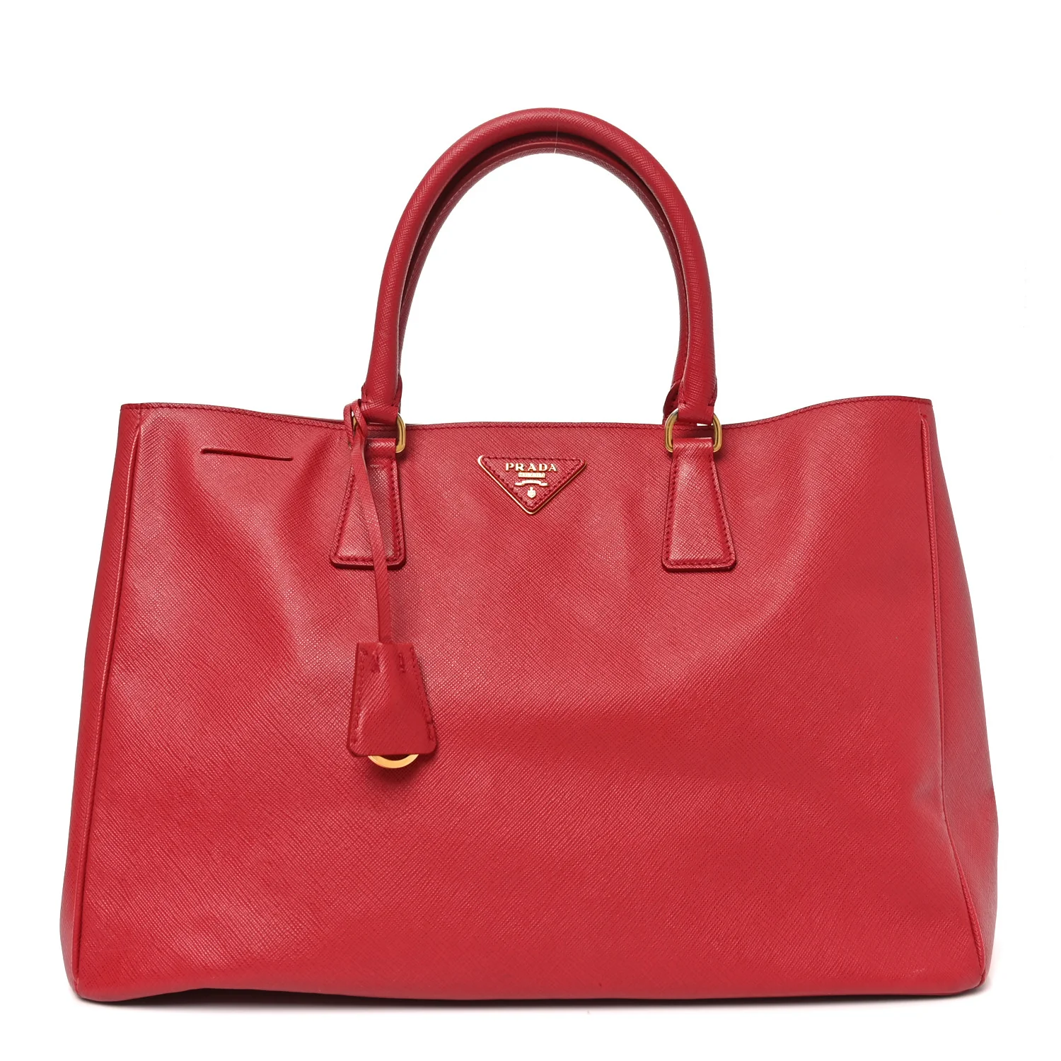 Saffiano Lux Large Tote Fuoco