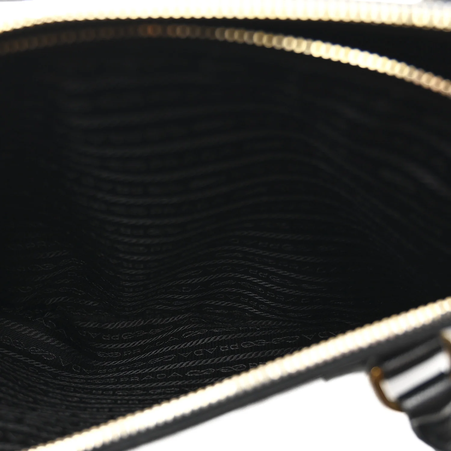 Saffiano Lux Medium Galleria Double Zip Black Black - Image 7