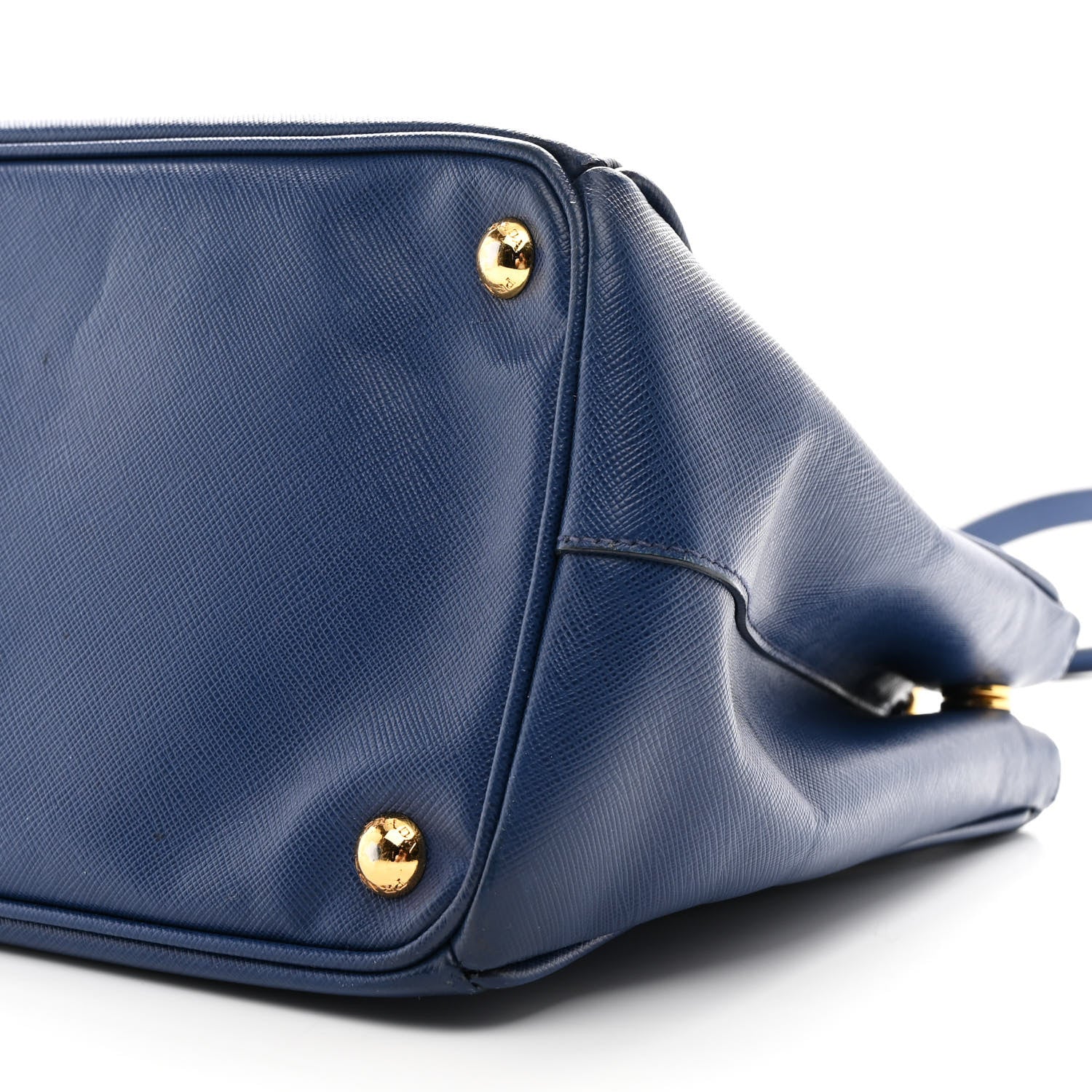 Saffiano Lux Medium Galleria Double Zip Tote Bluette - Image 10