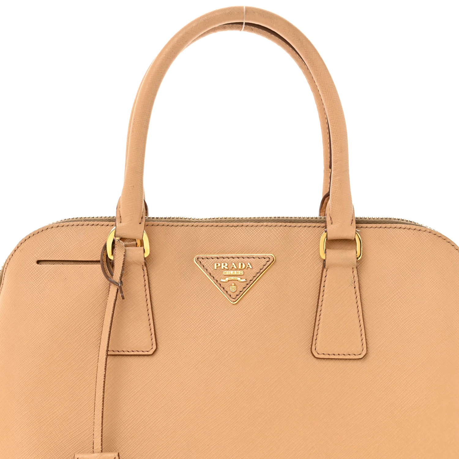 Saffiano Lux Medium Promenade Tote Sabbia - Image 8