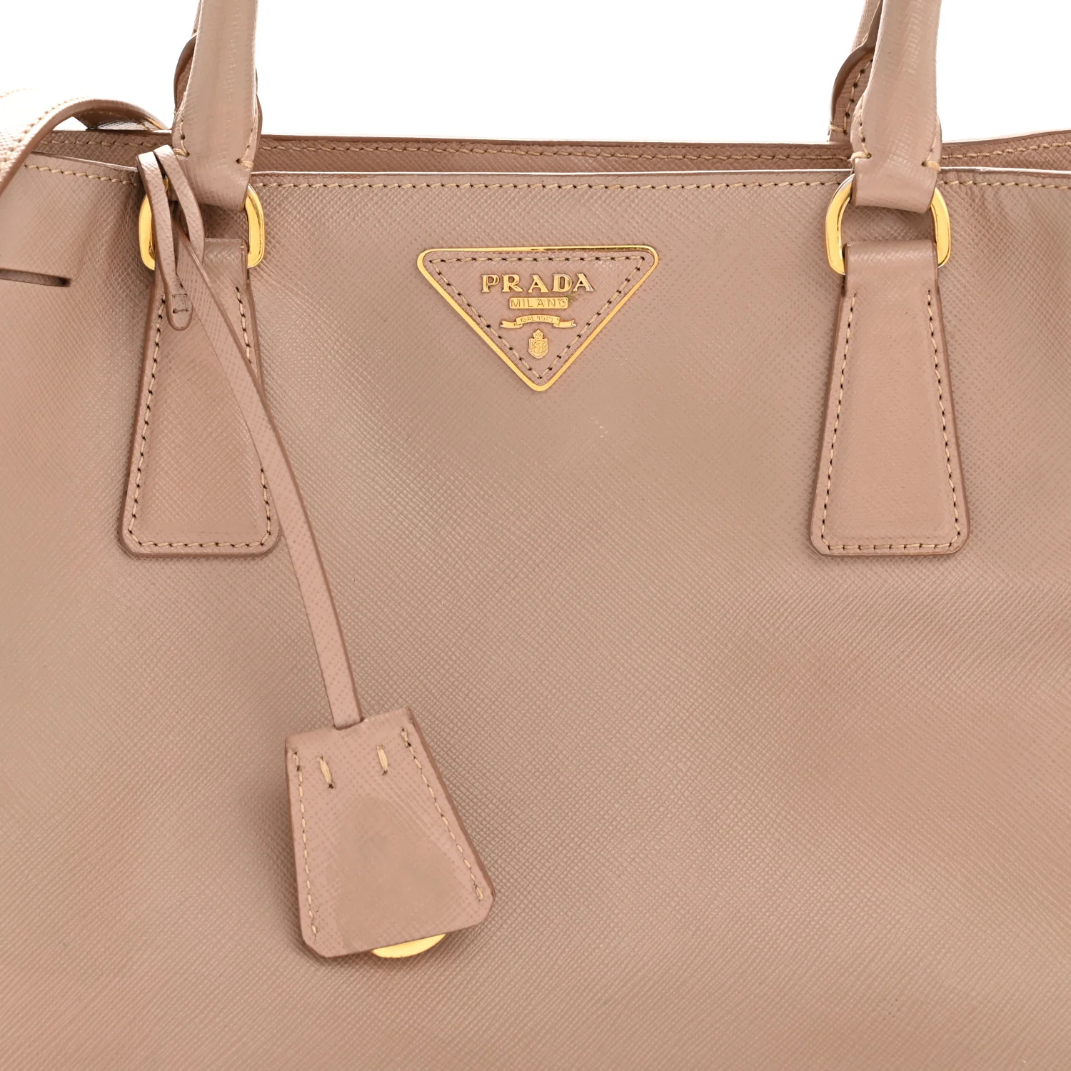 Saffiano Lux Medium Tote Cammeo - Image 25