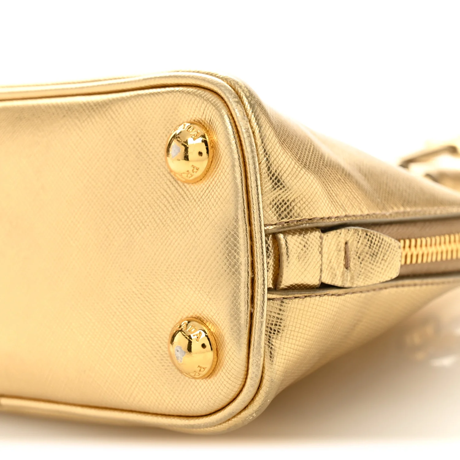 Saffiano Lux Mini Promenade Tote Platino - Image 10