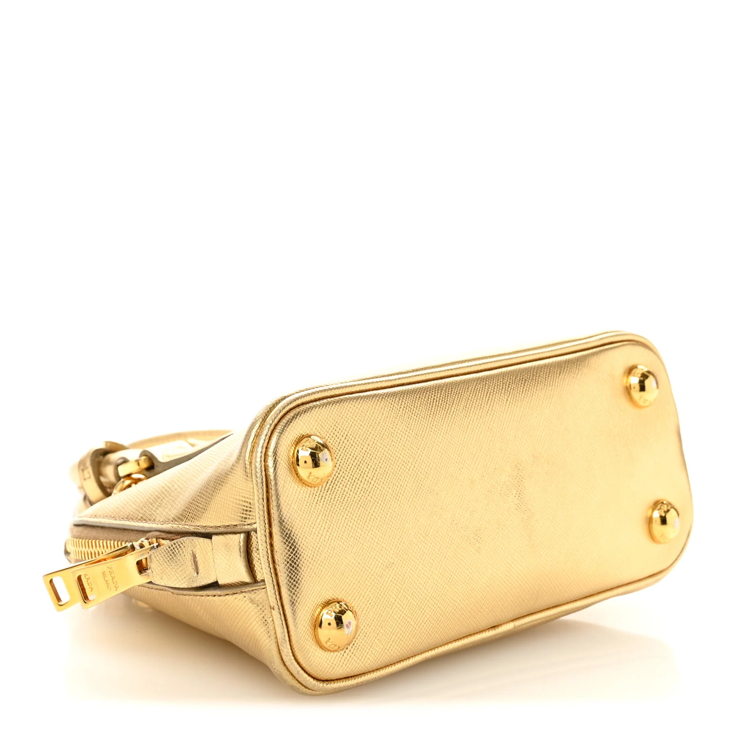 Saffiano Lux Mini Promenade Tote Platino - Image 4