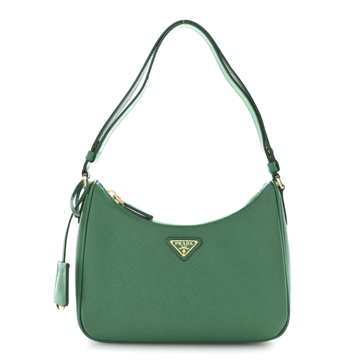 Saffiano Lux Mini Re-Edition Shoulder Bag Mango