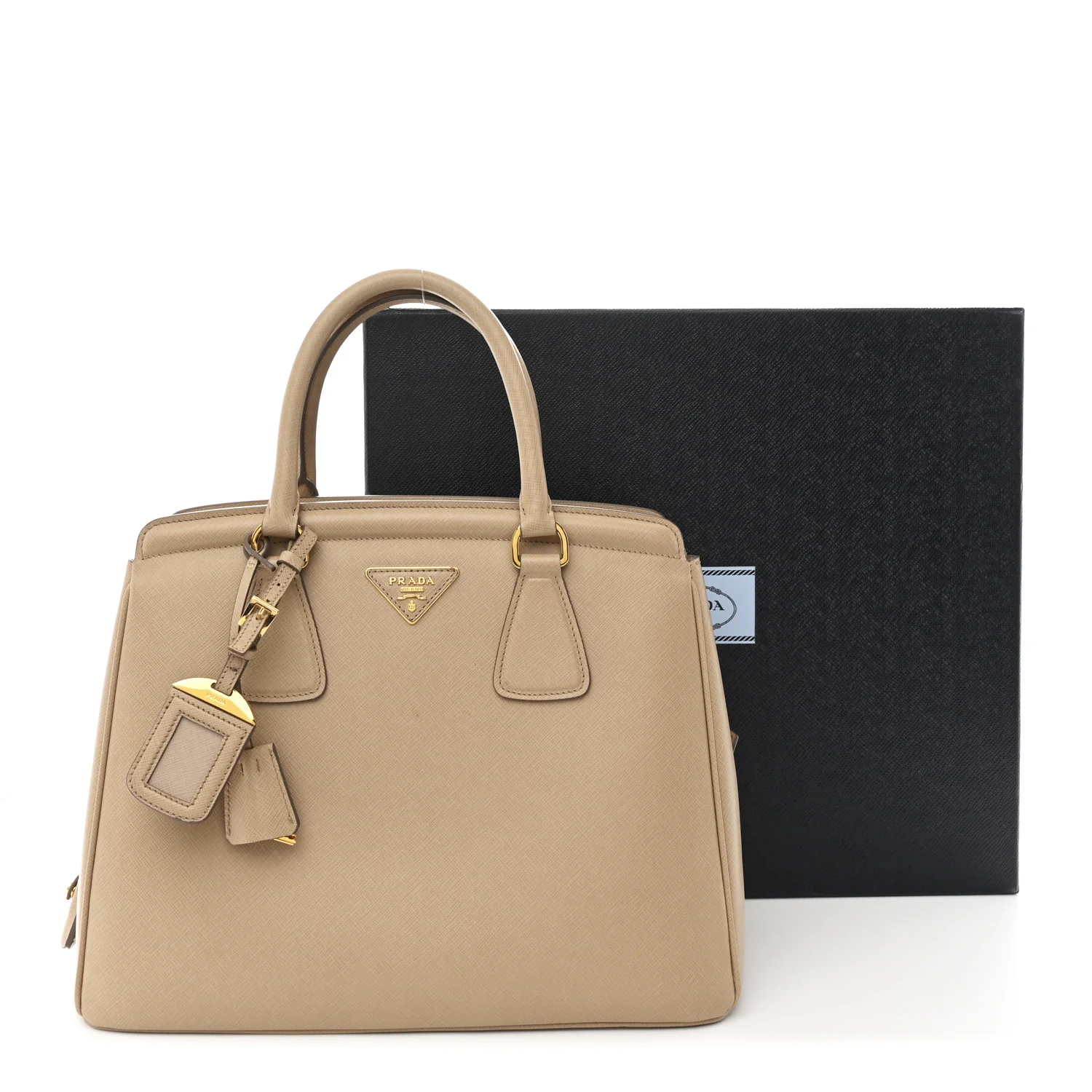 Saffiano Lux Parabole Tote Sabbia - Image 16